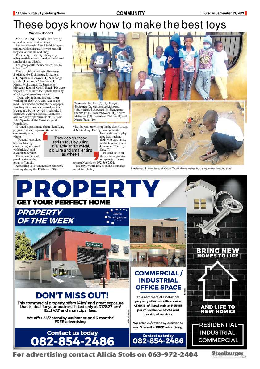 Steelburger News 23 September 2021 page 14