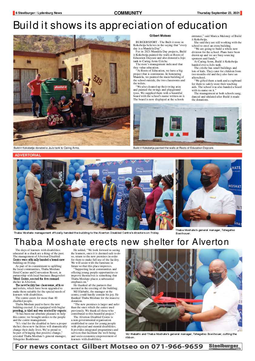 Steelburger News 23 September 2021 page 6