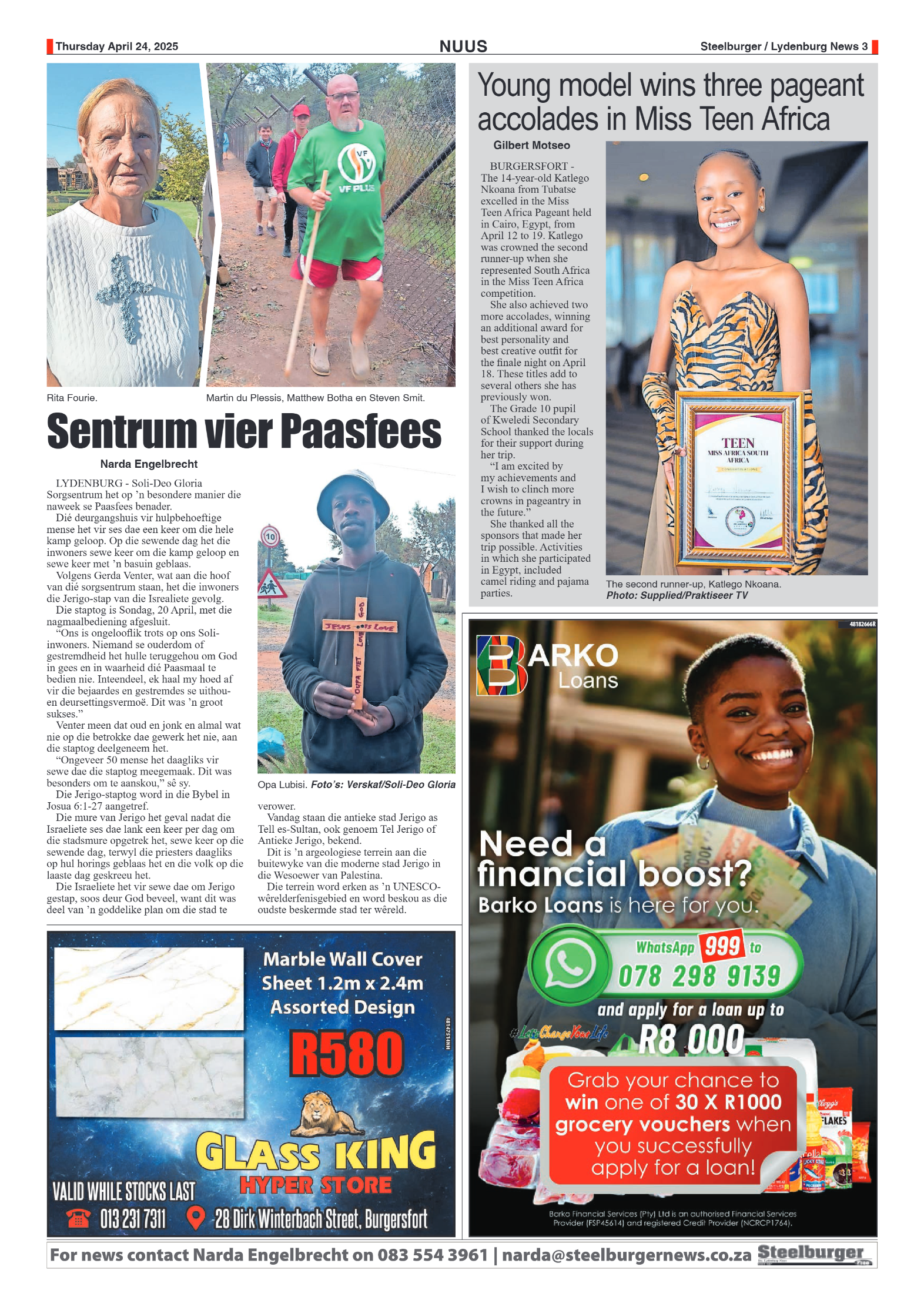Steelburger News 24 April 2025 page 3