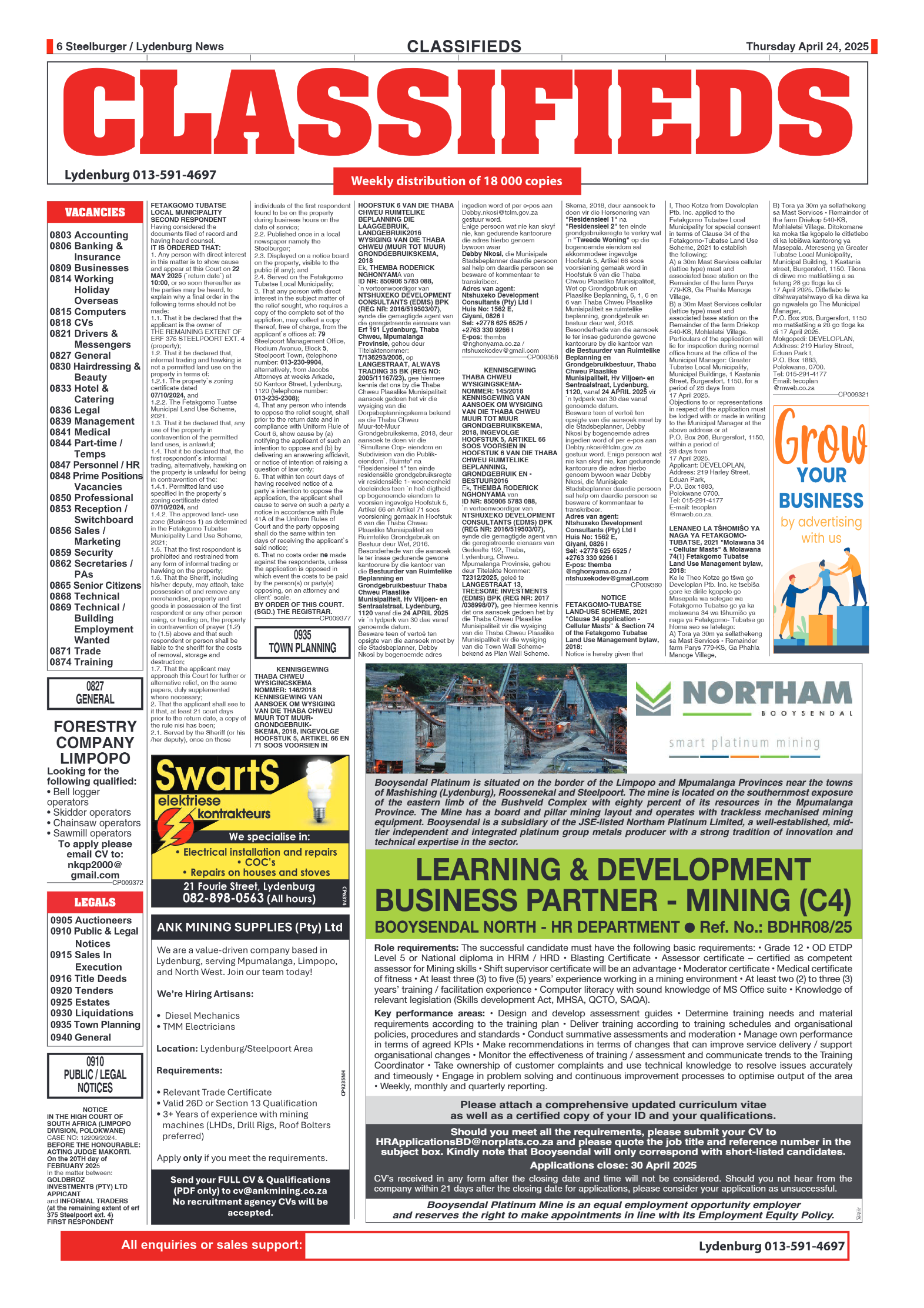 Steelburger News 24 April 2025 page 6