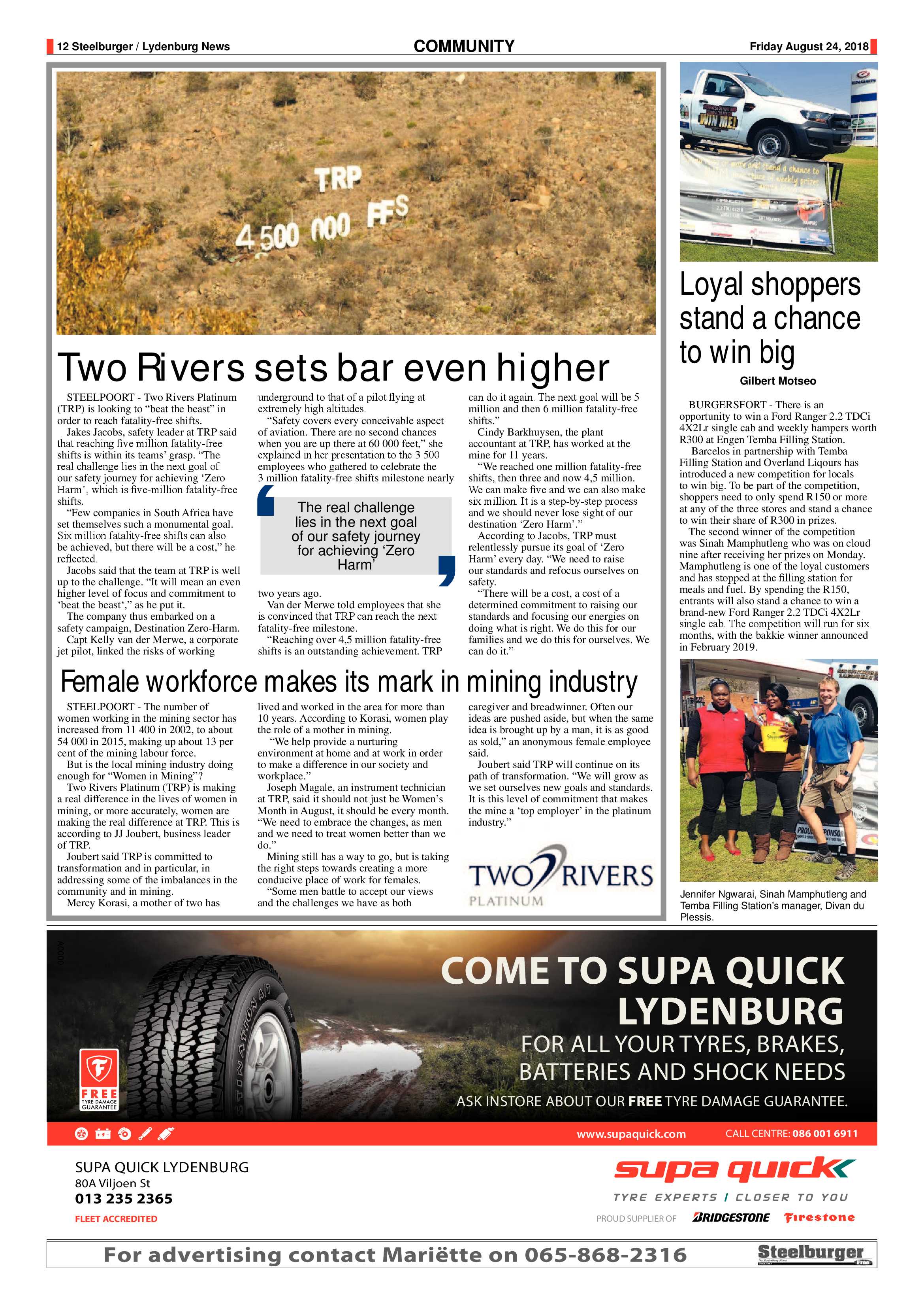 Steelburger News 24 August 2018 page 12