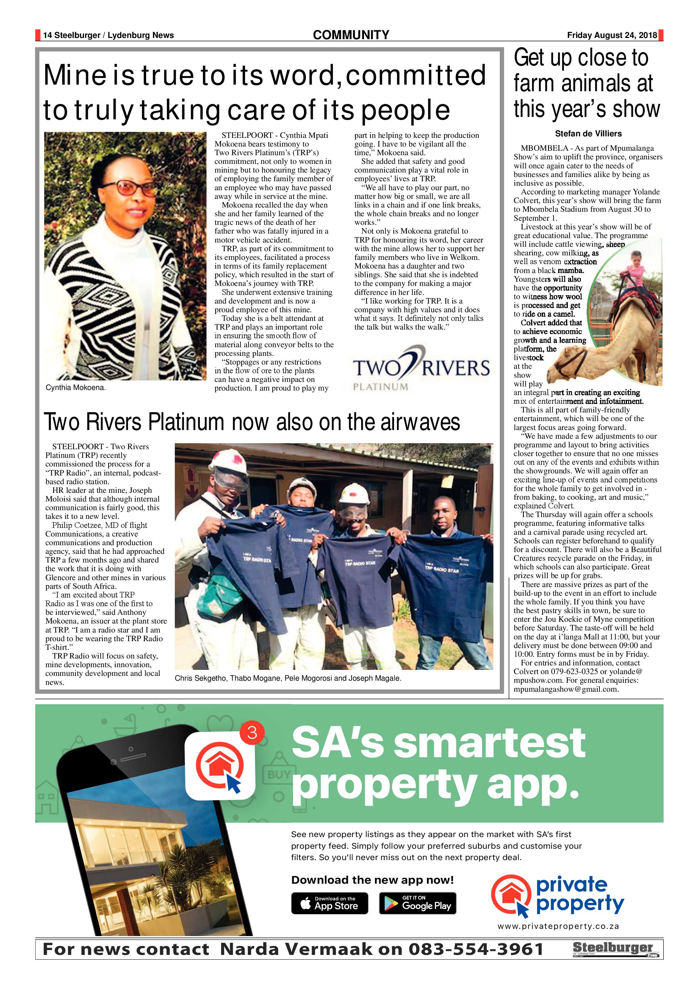 Steelburger News 24 August 2018 page 14