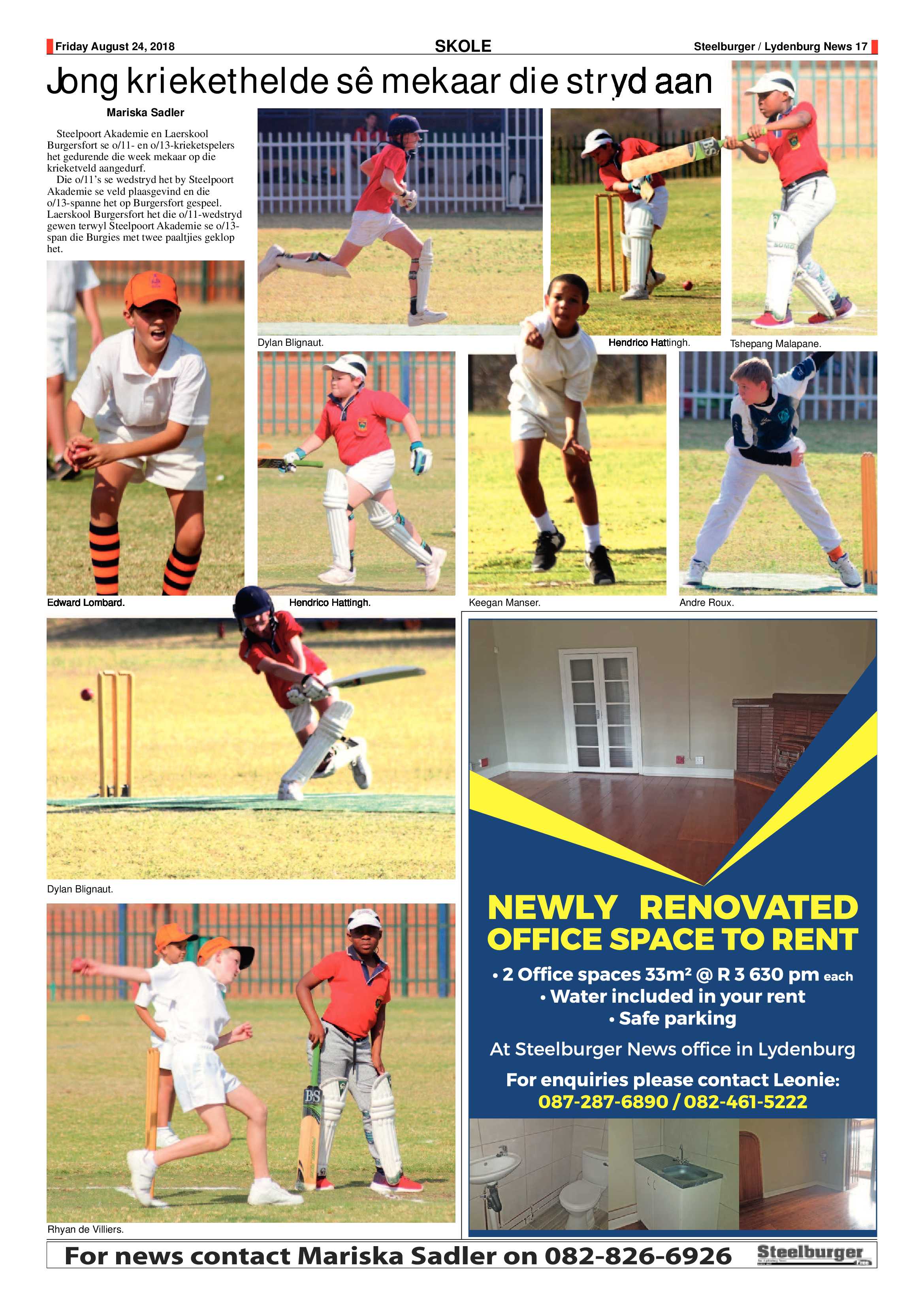 Steelburger News 24 August 2018 page 17
