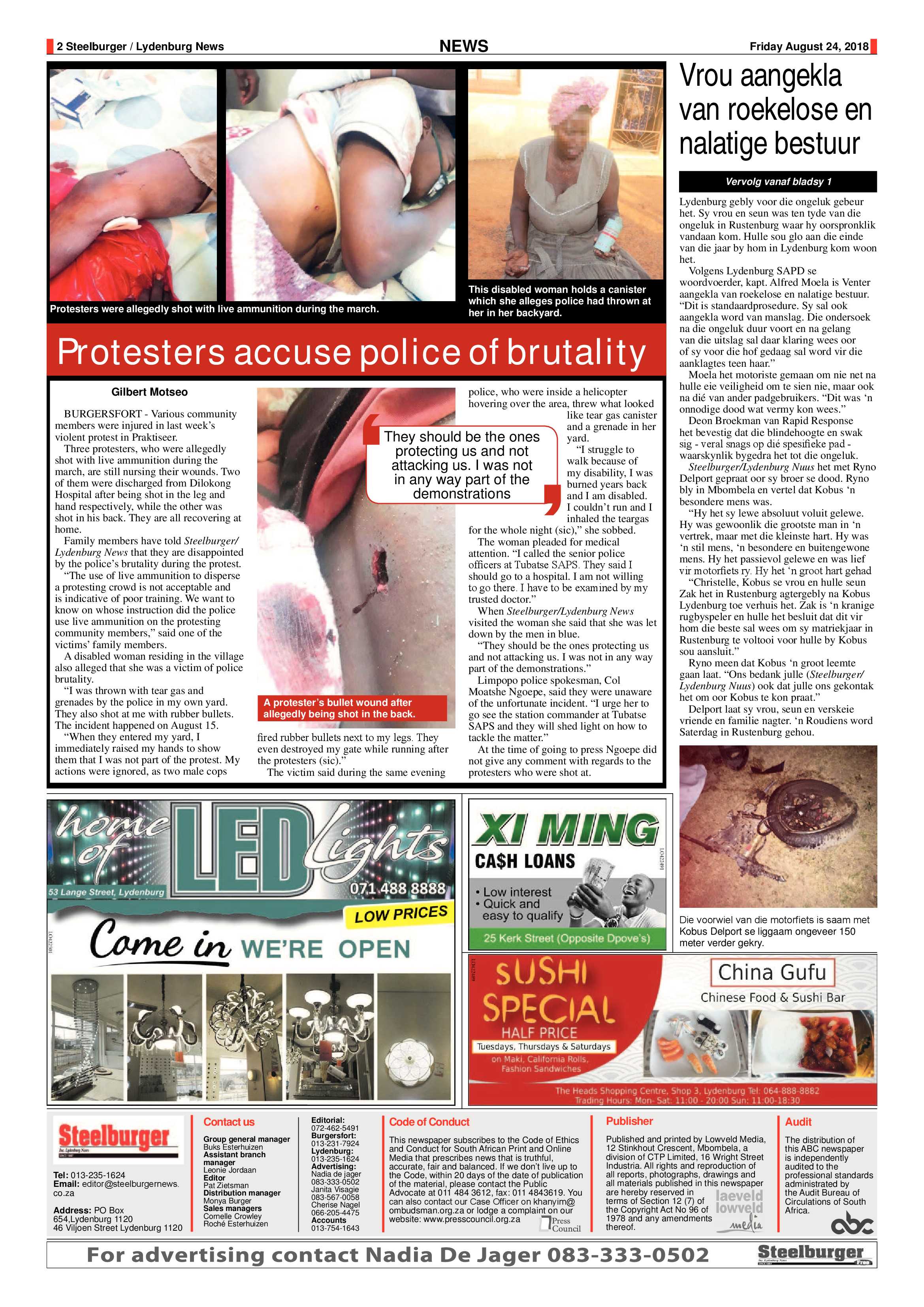 Steelburger News 24 August 2018 page 2