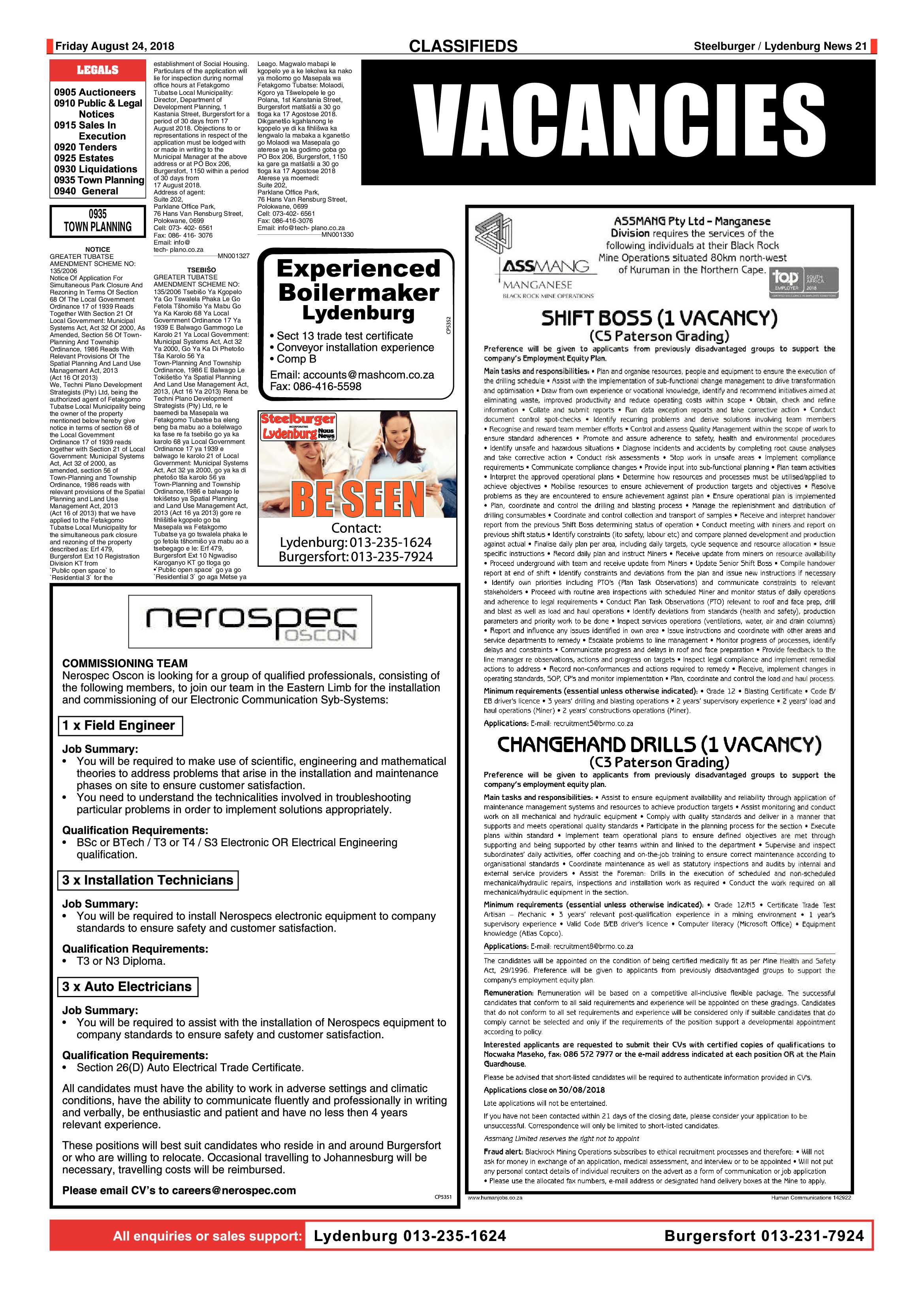 Steelburger News 24 August 2018 page 21