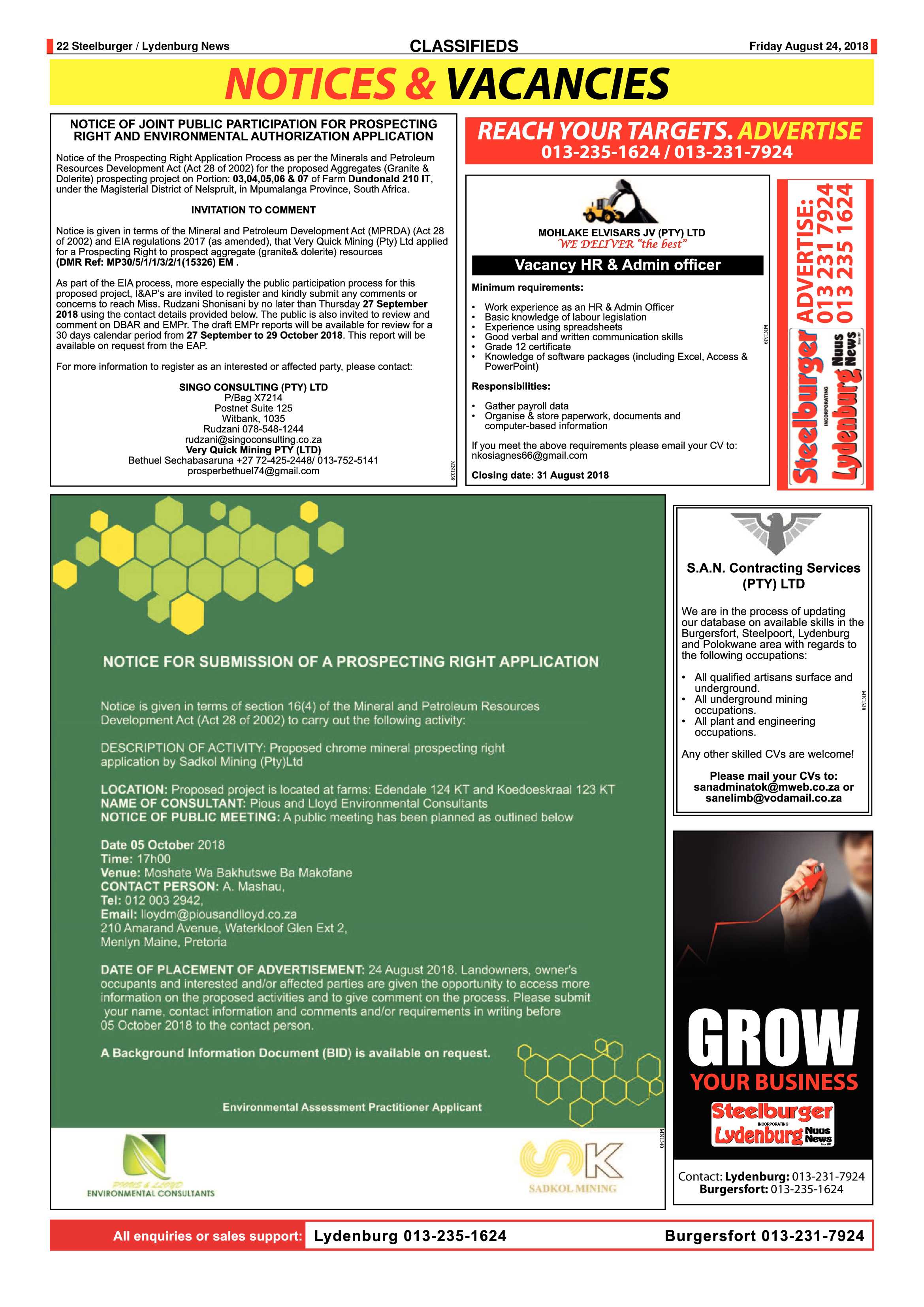 Steelburger News 24 August 2018 page 22
