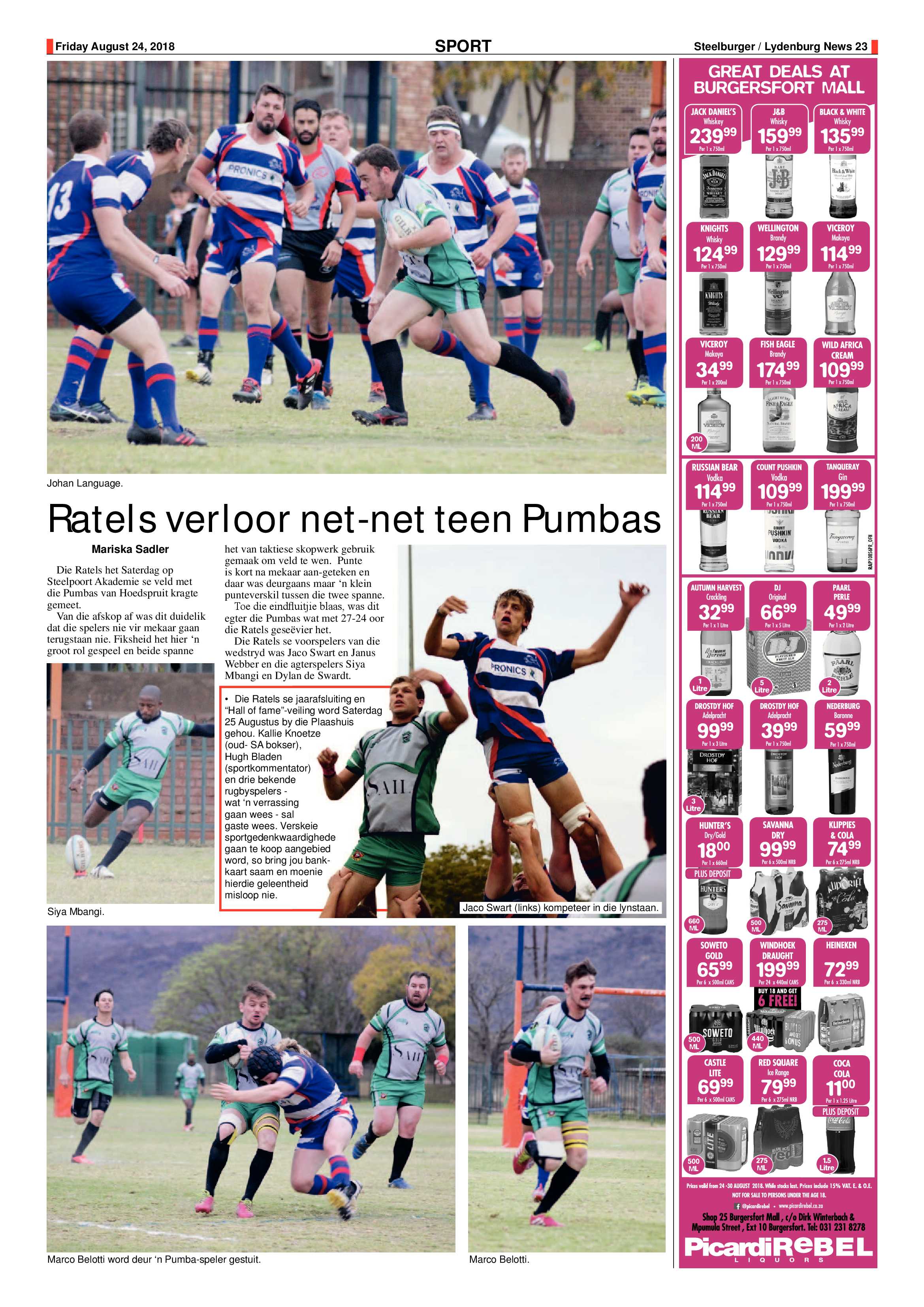 Steelburger News 24 August 2018 page 23