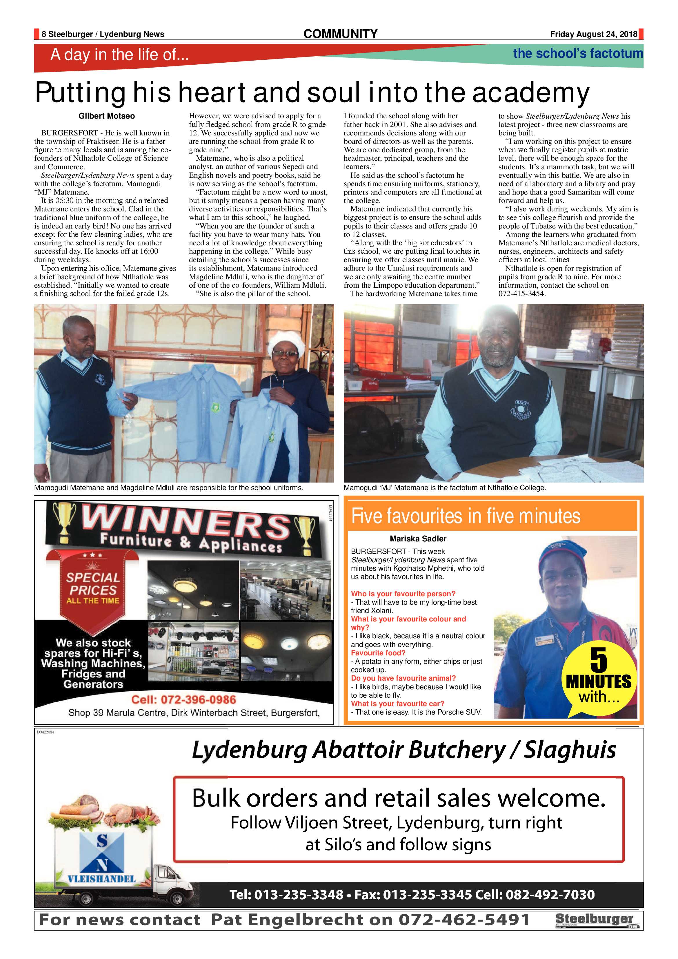Steelburger News 24 August 2018 page 8