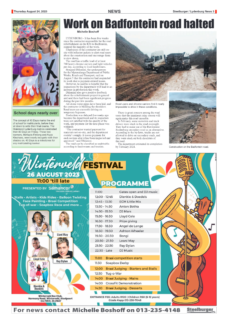 Steelburger News 24 August 2024 page 3