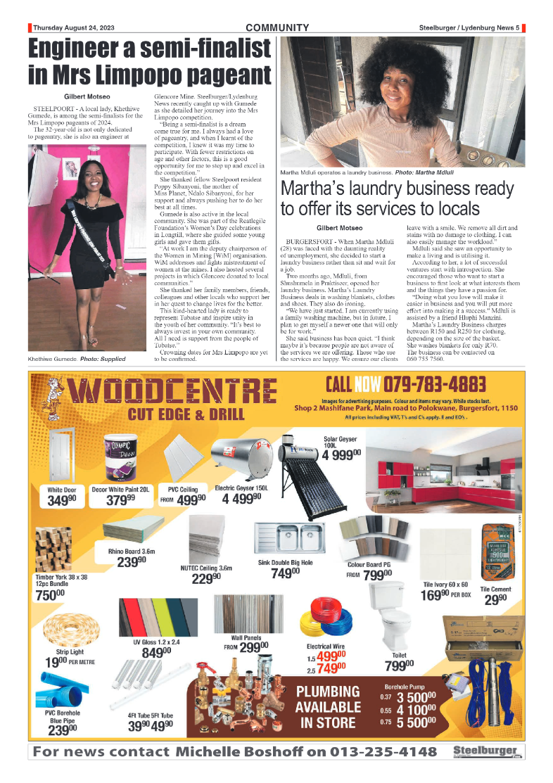 Steelburger News 24 August 2024 page 5