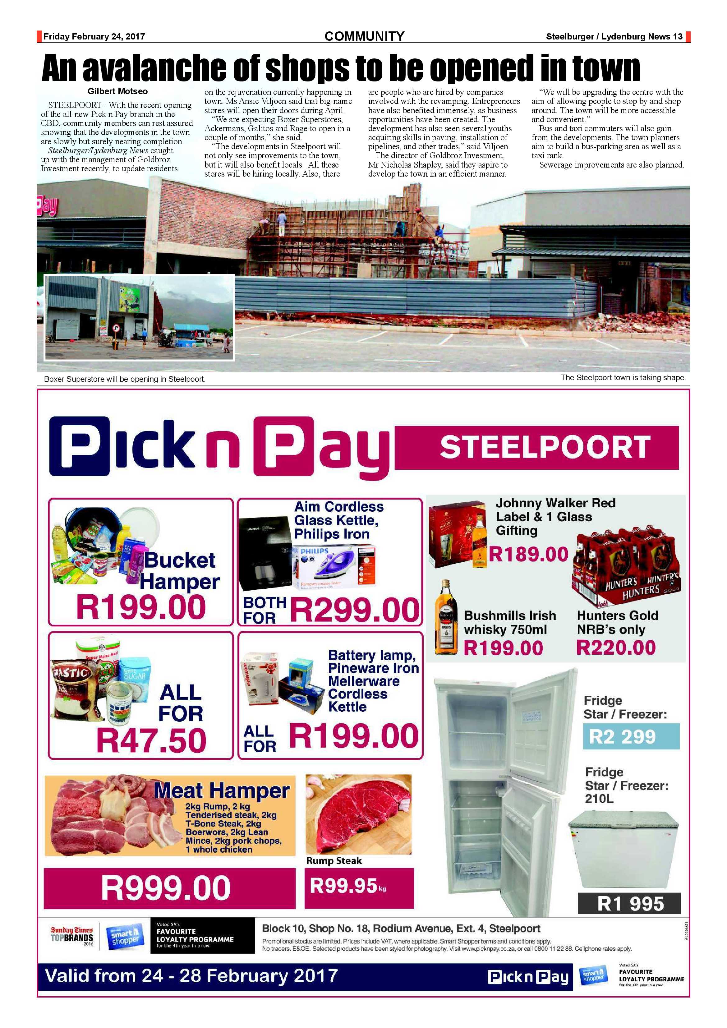 Steelburger News 24 February 2017 page 13