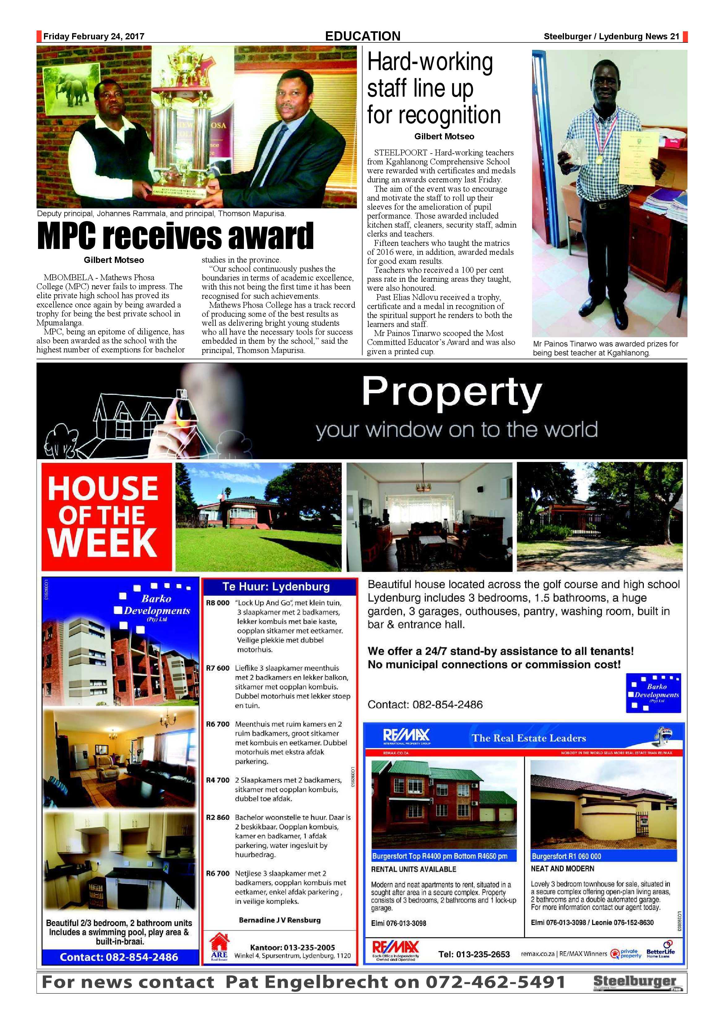 Steelburger News 24 February 2017 page 19