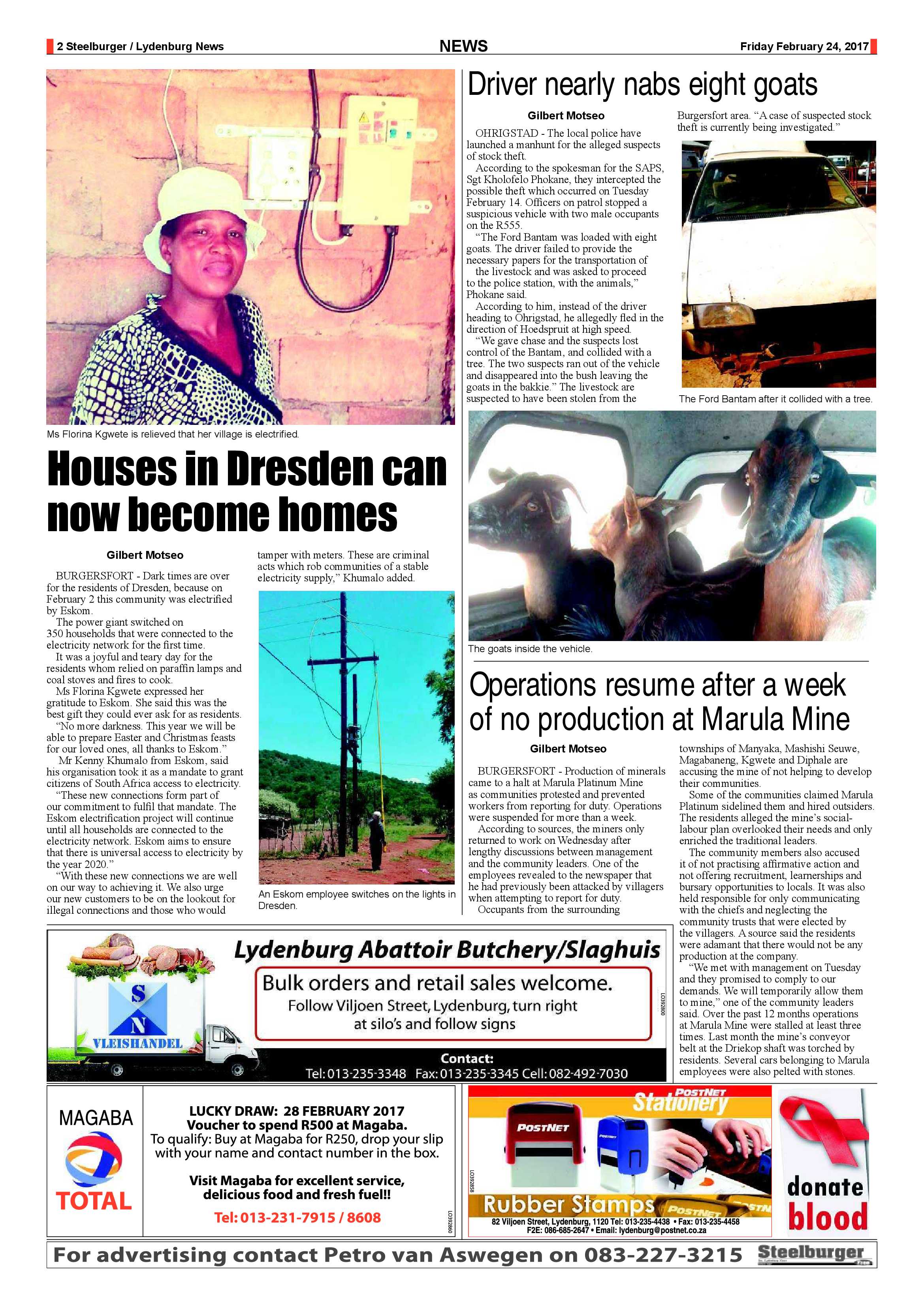 Steelburger News 24 February 2017 page 2