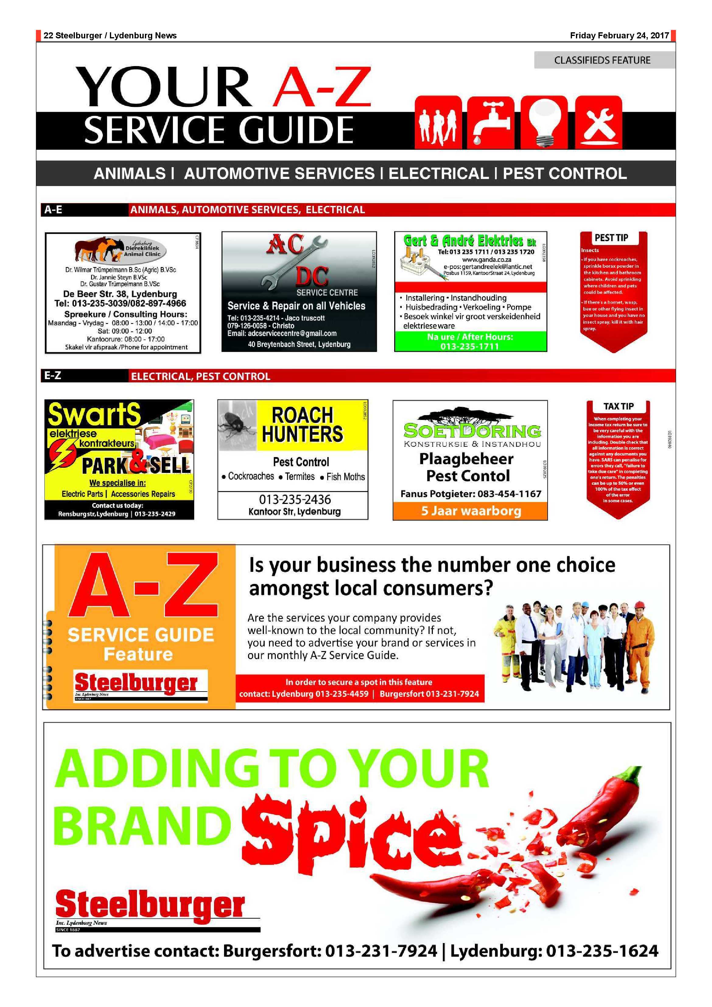 Steelburger News 24 February 2017 page 20