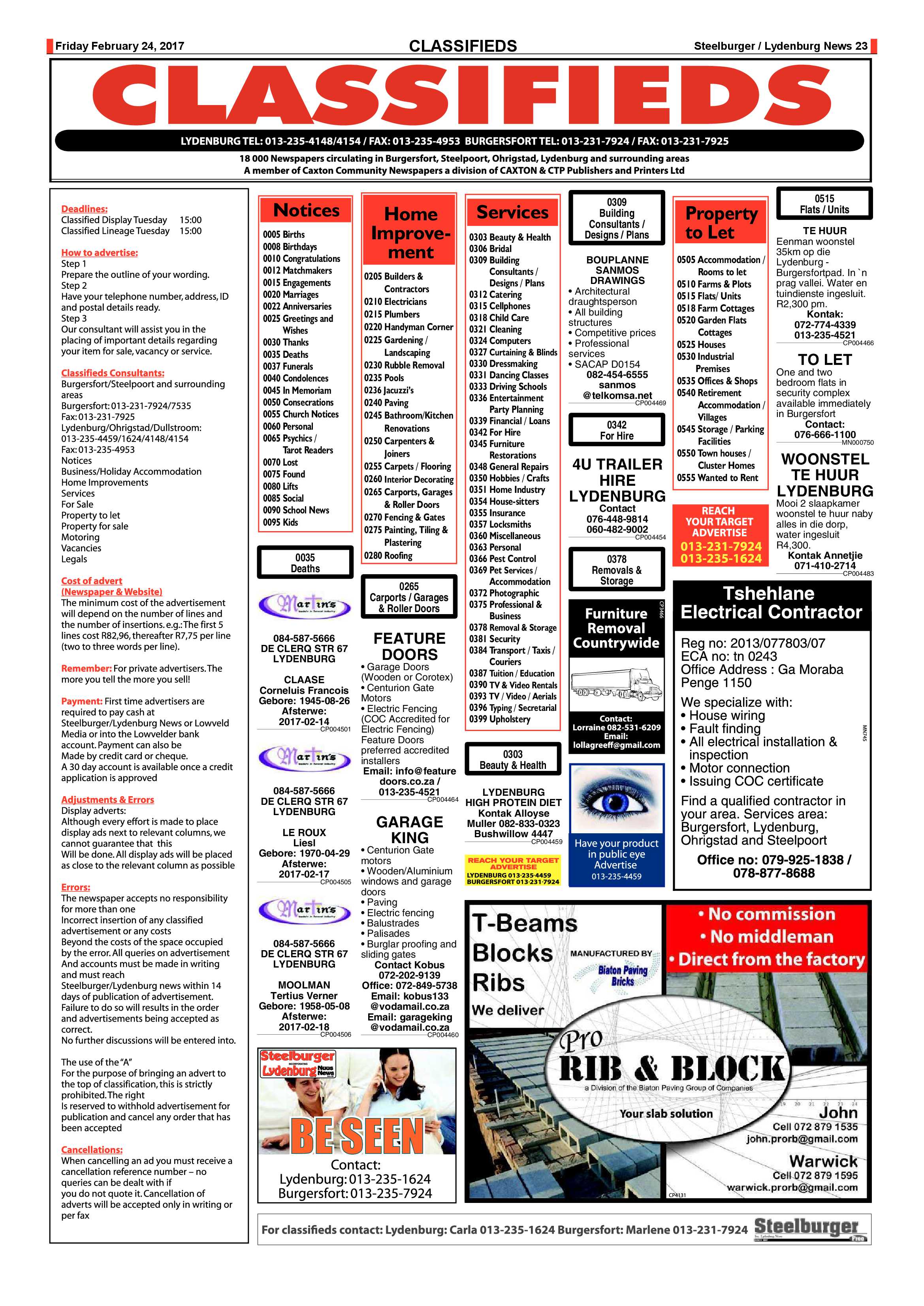 Steelburger News 24 February 2017 page 21