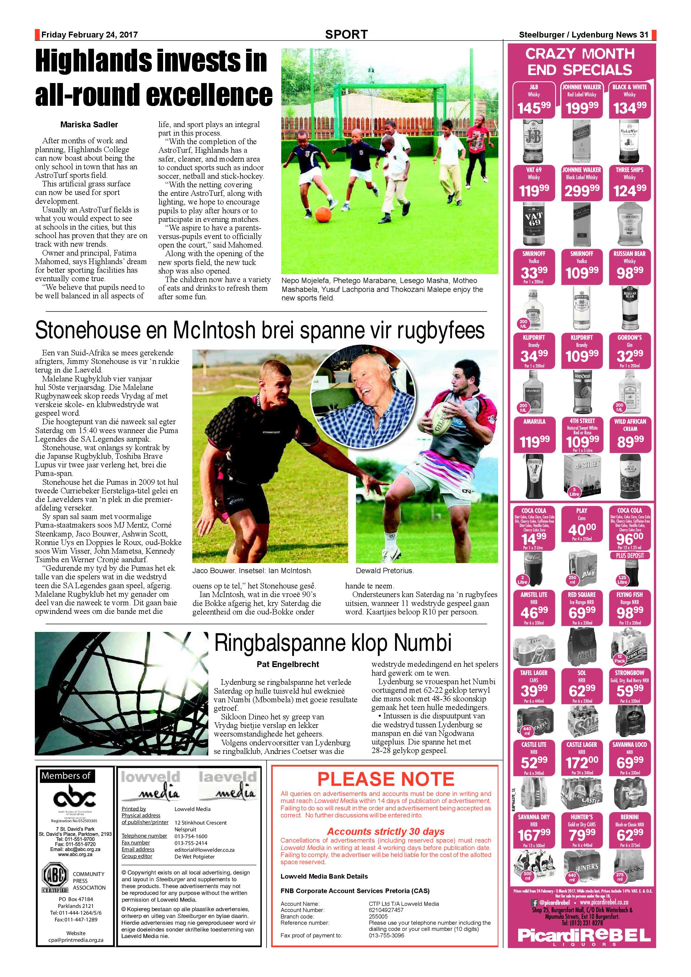 Steelburger News 24 February 2017 page 29