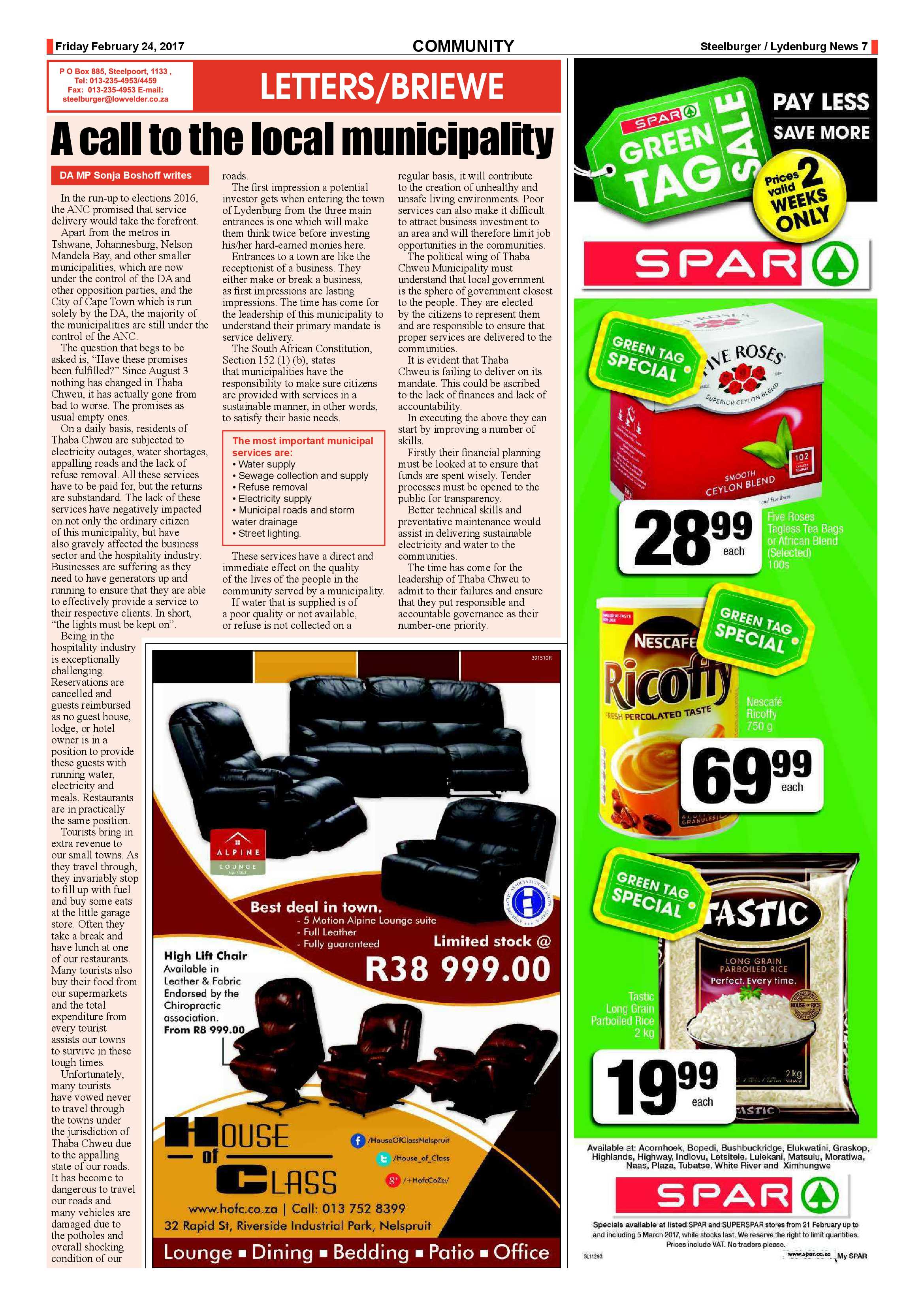 Steelburger News 24 February 2017 page 7
