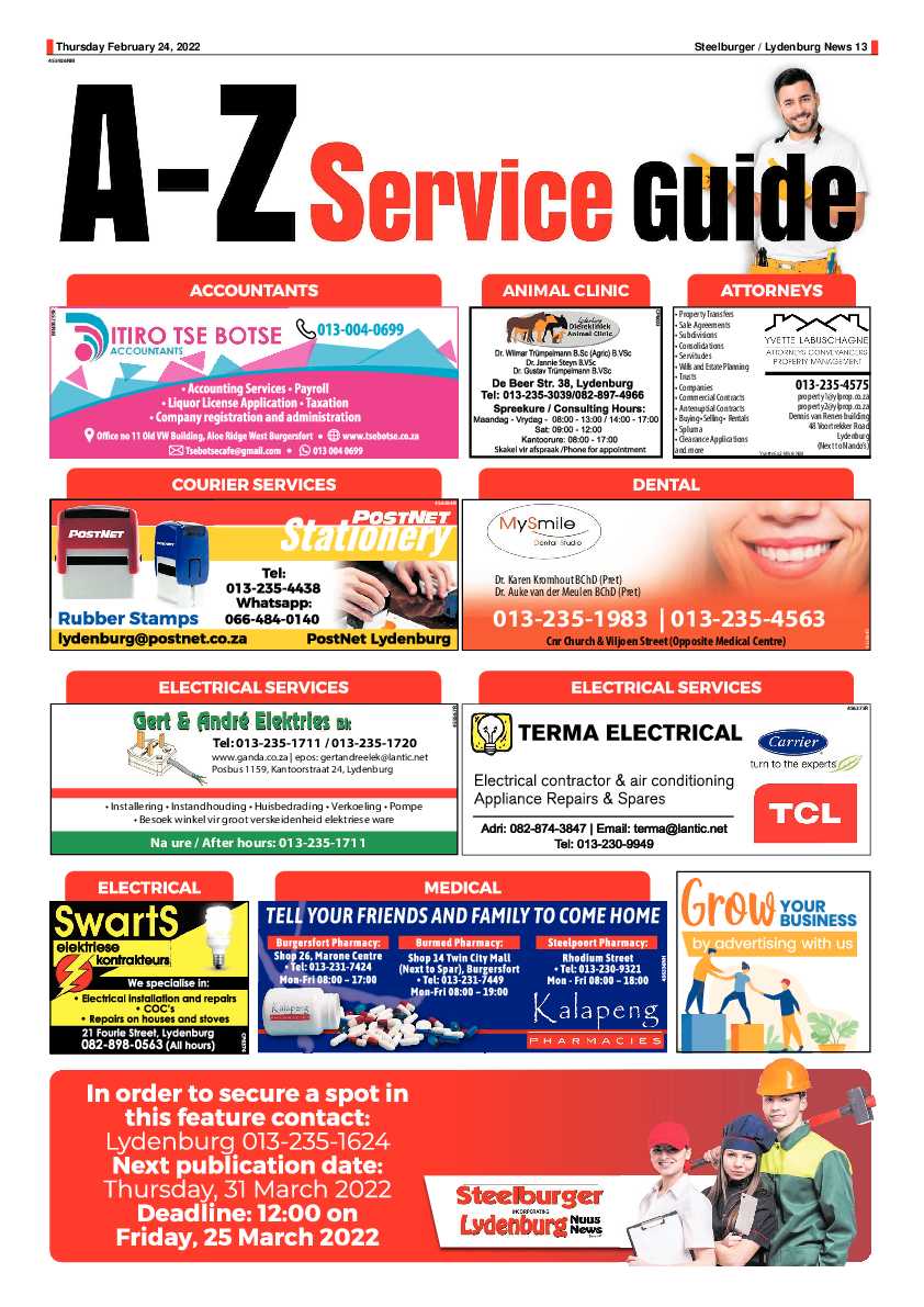 Steelburger News 24 February 2022 page 13