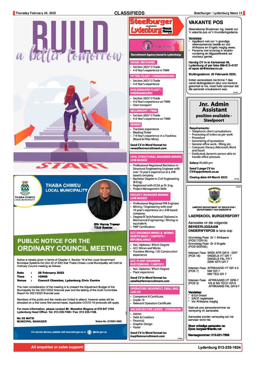 Steelburger News 24 February 2022 page 15