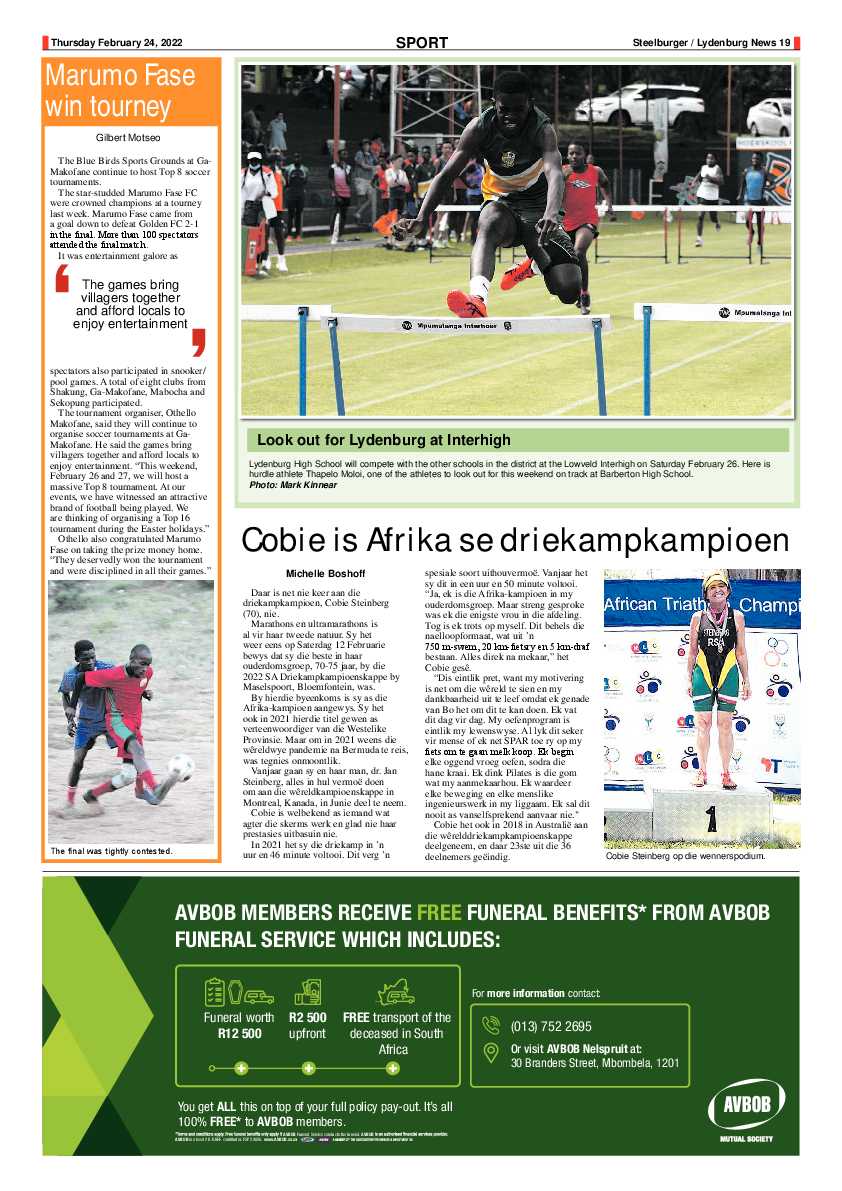 Steelburger News 24 February 2022 page 19