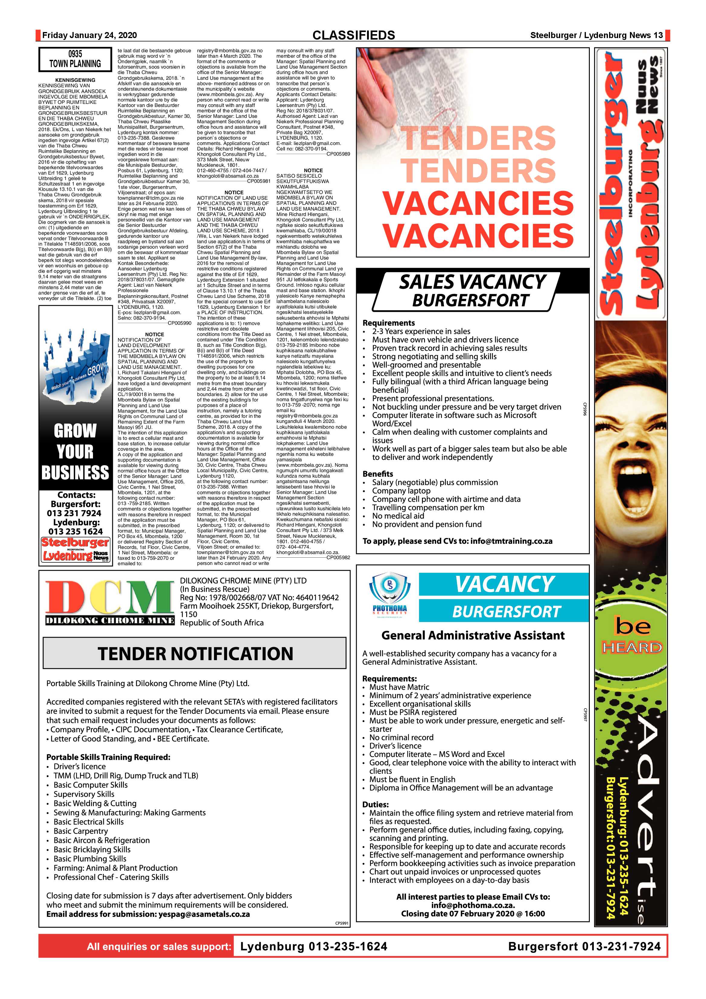 Steelburger News 24 January 2020 page 13