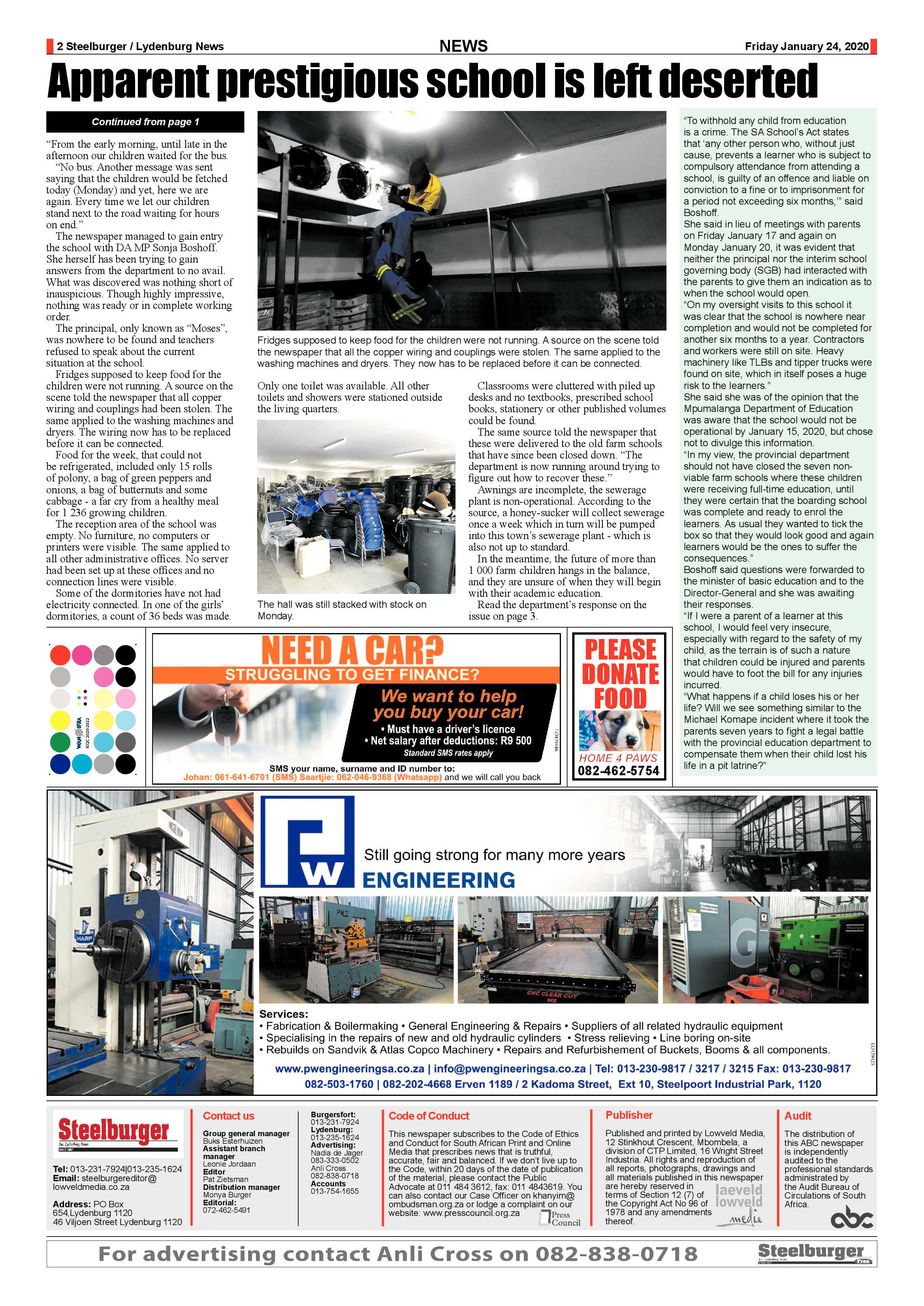 Steelburger News 24 January 2020 page 2
