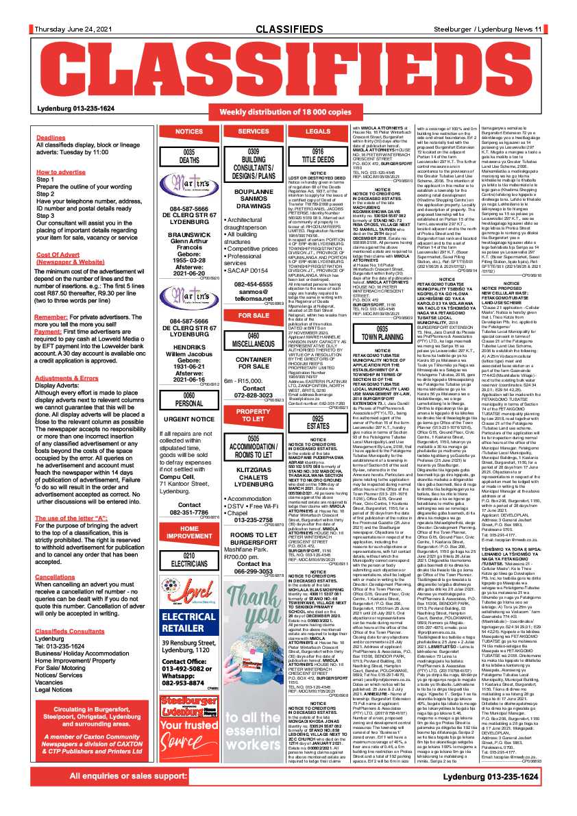 Steelburger News 24 June 2021 page 11