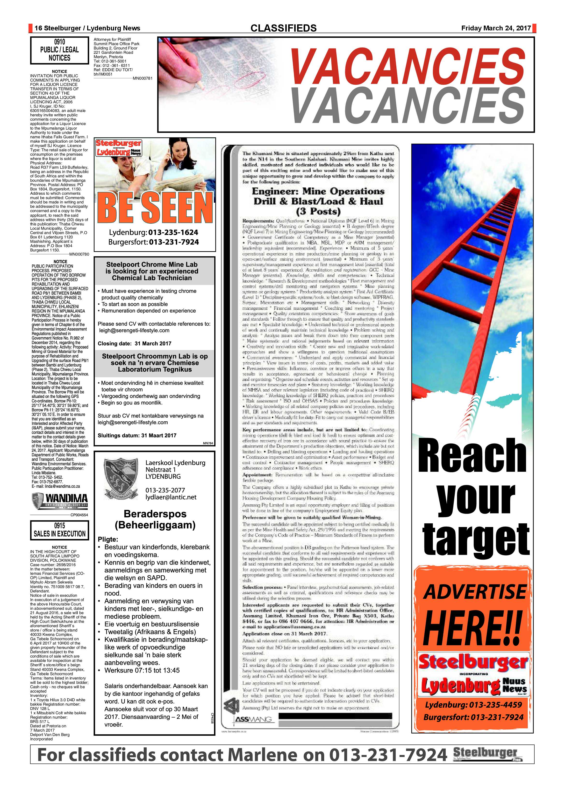 Steelburger News 24 March 2017 page 16