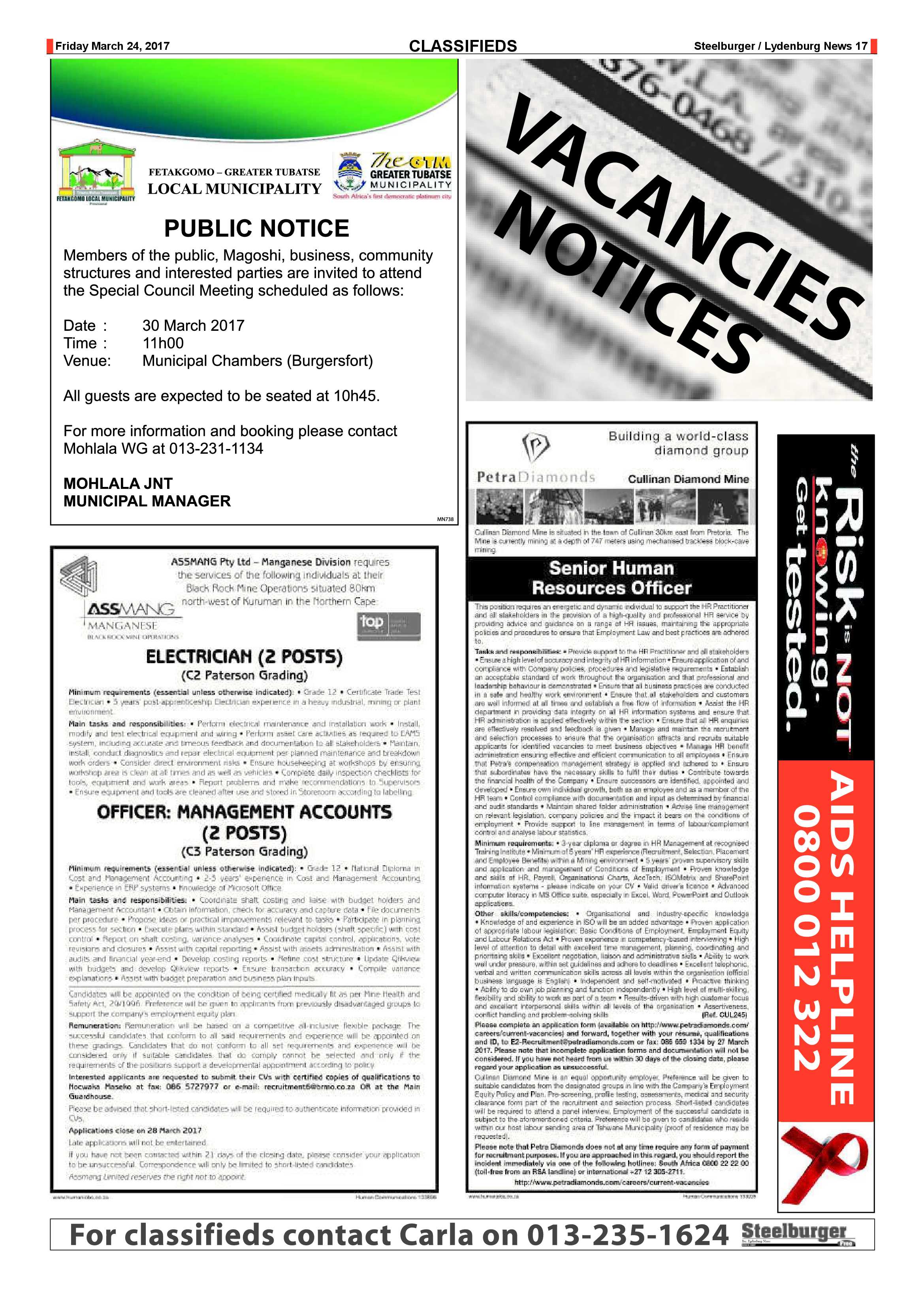Steelburger News 24 March 2017 page 17