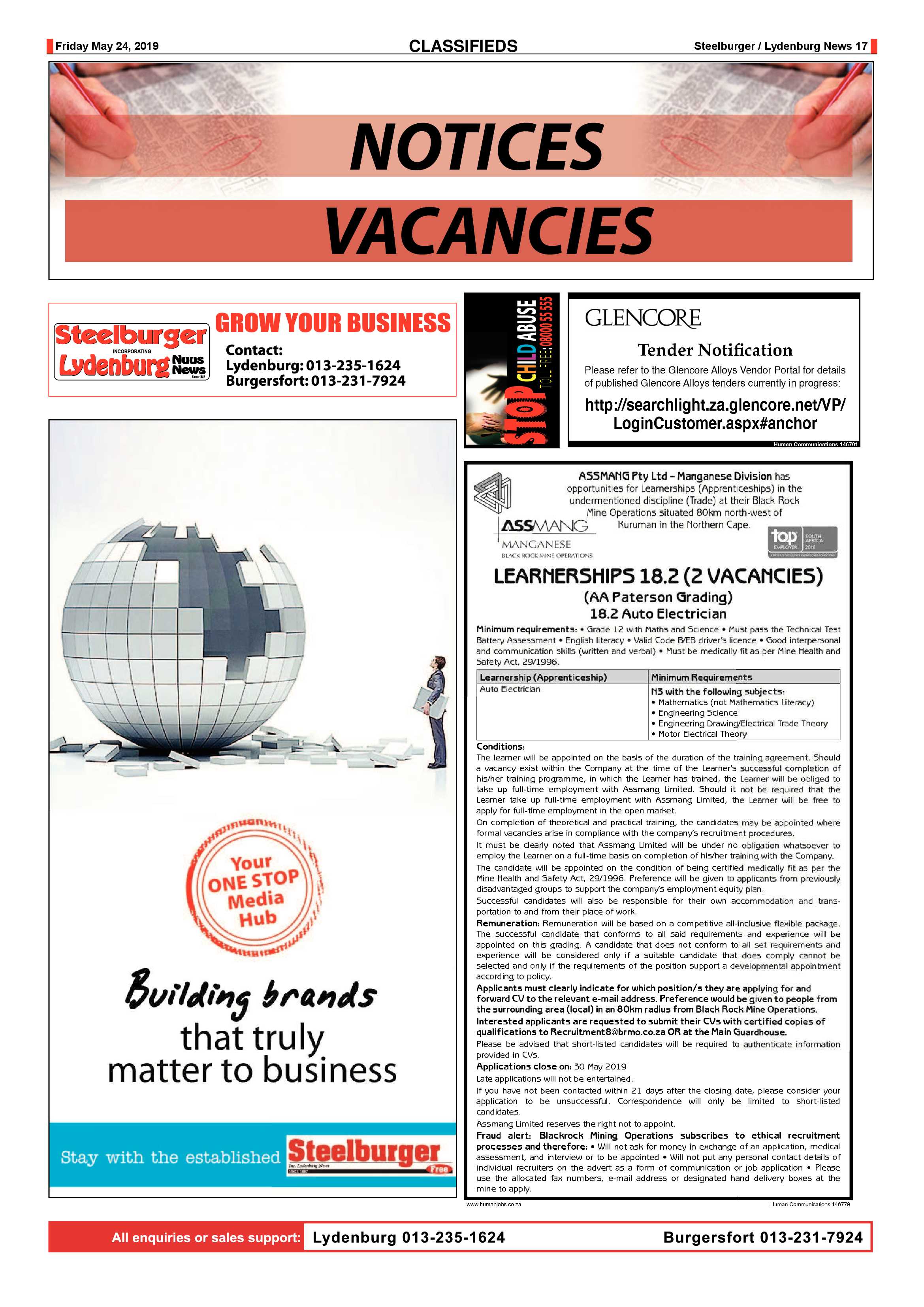 Steelburger News 24 May 2019 page 17