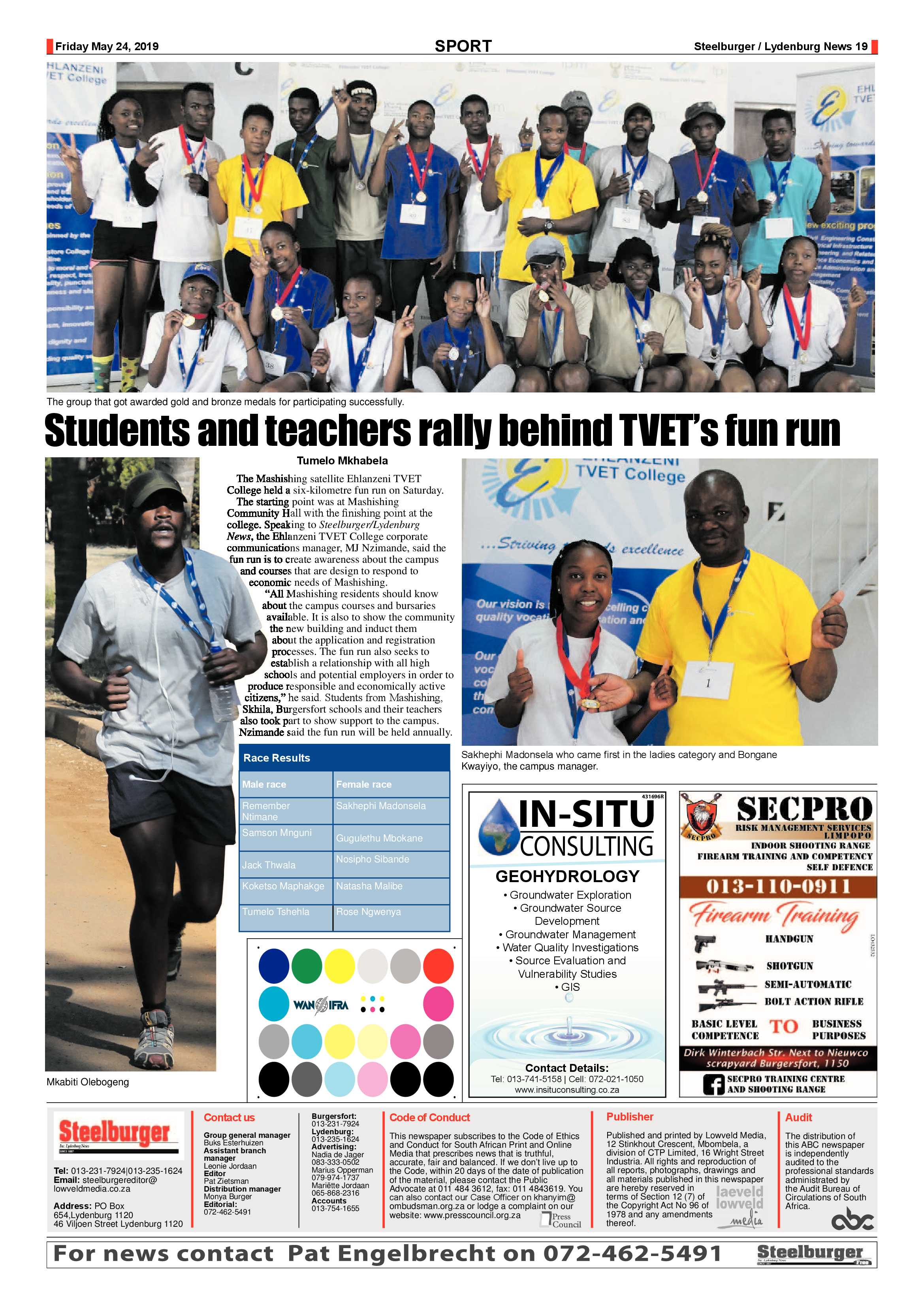Steelburger News 24 May 2019 page 19