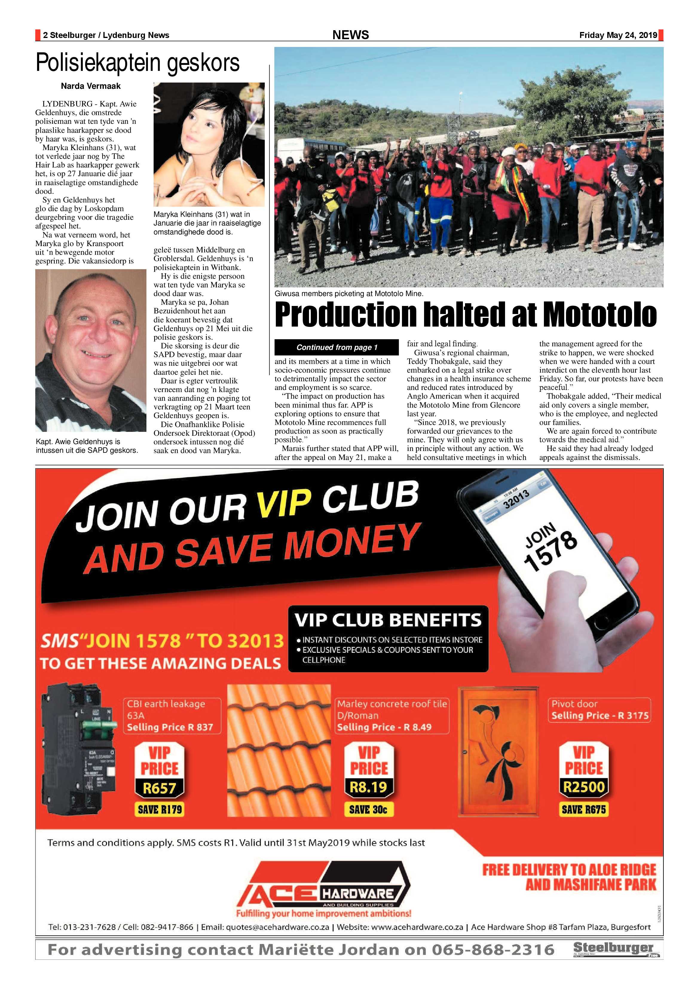 Steelburger News 24 May 2019 page 2