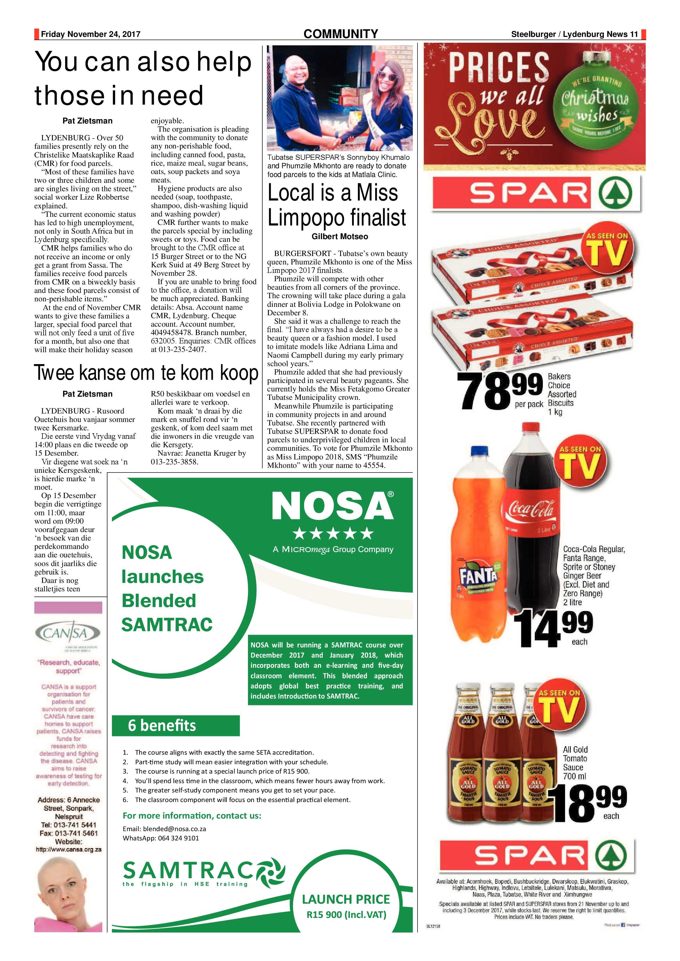 Steelburger News 24 November 2017 page 11