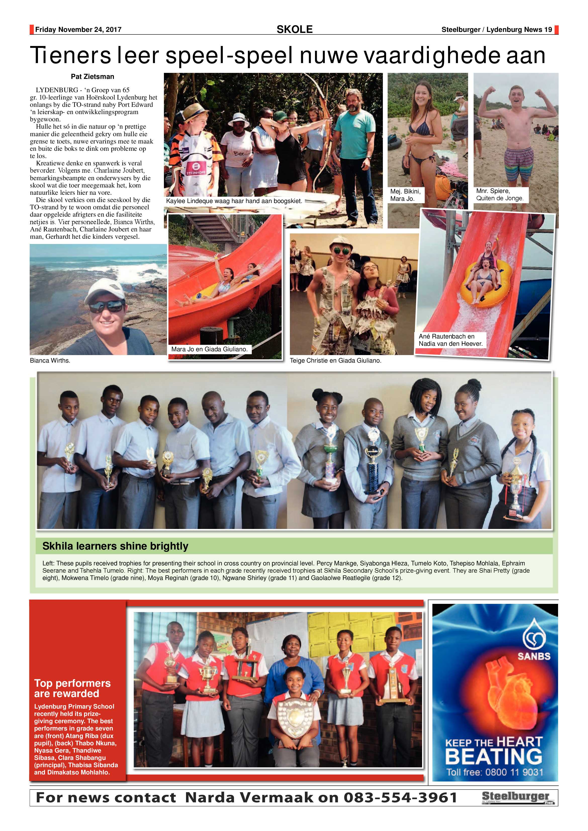 Steelburger News 24 November 2017 page 19
