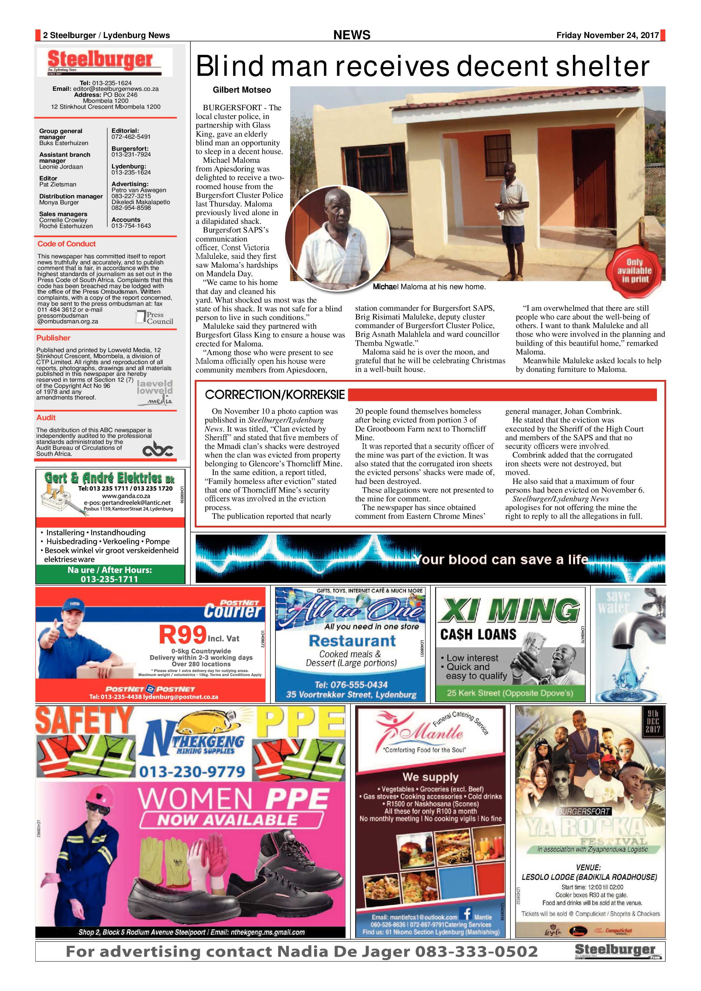 Steelburger News 24 November 2017 page 2