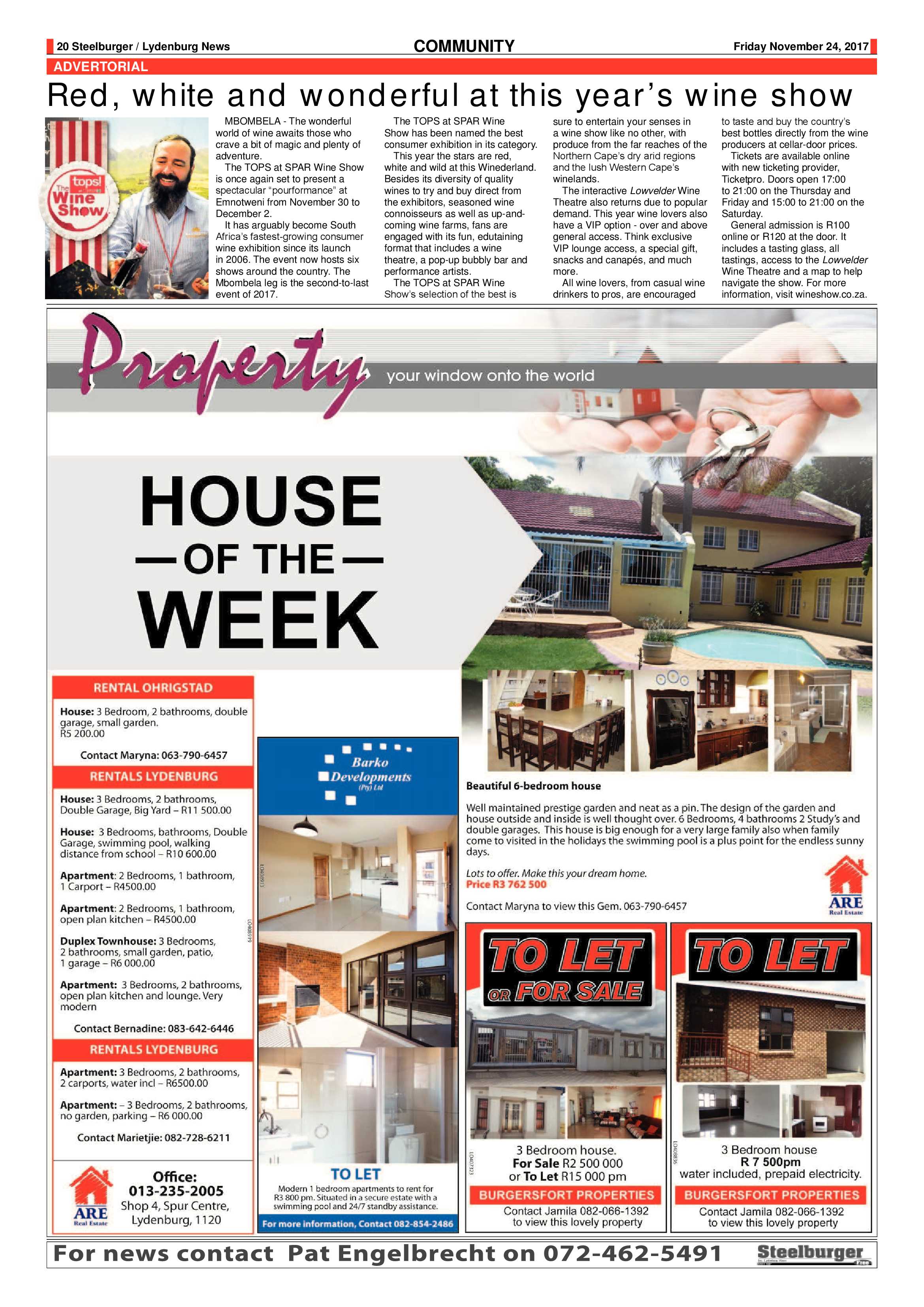 Steelburger News 24 November 2017 page 20