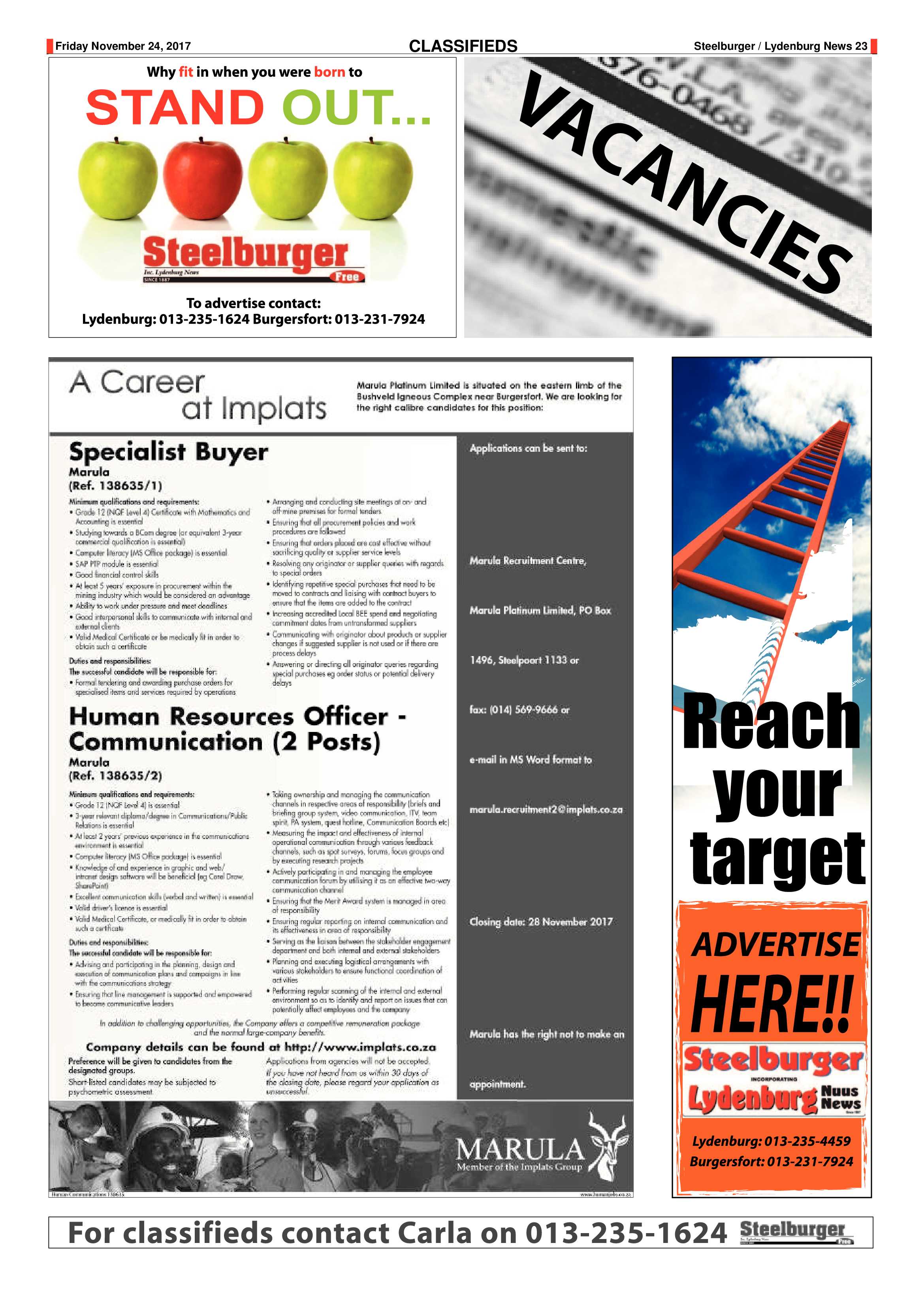 Steelburger News 24 November 2017 page 23