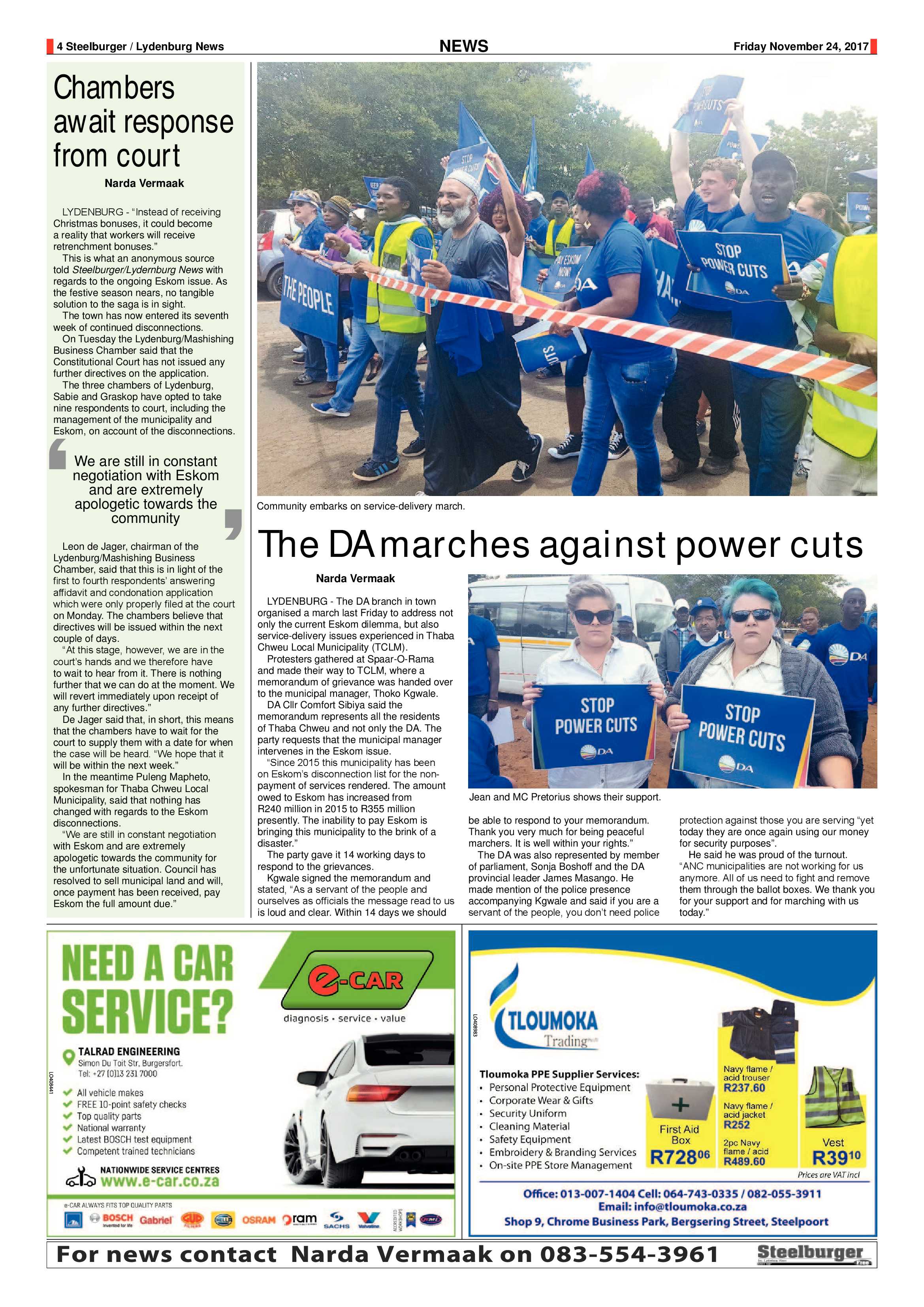 Steelburger News 24 November 2017 page 4