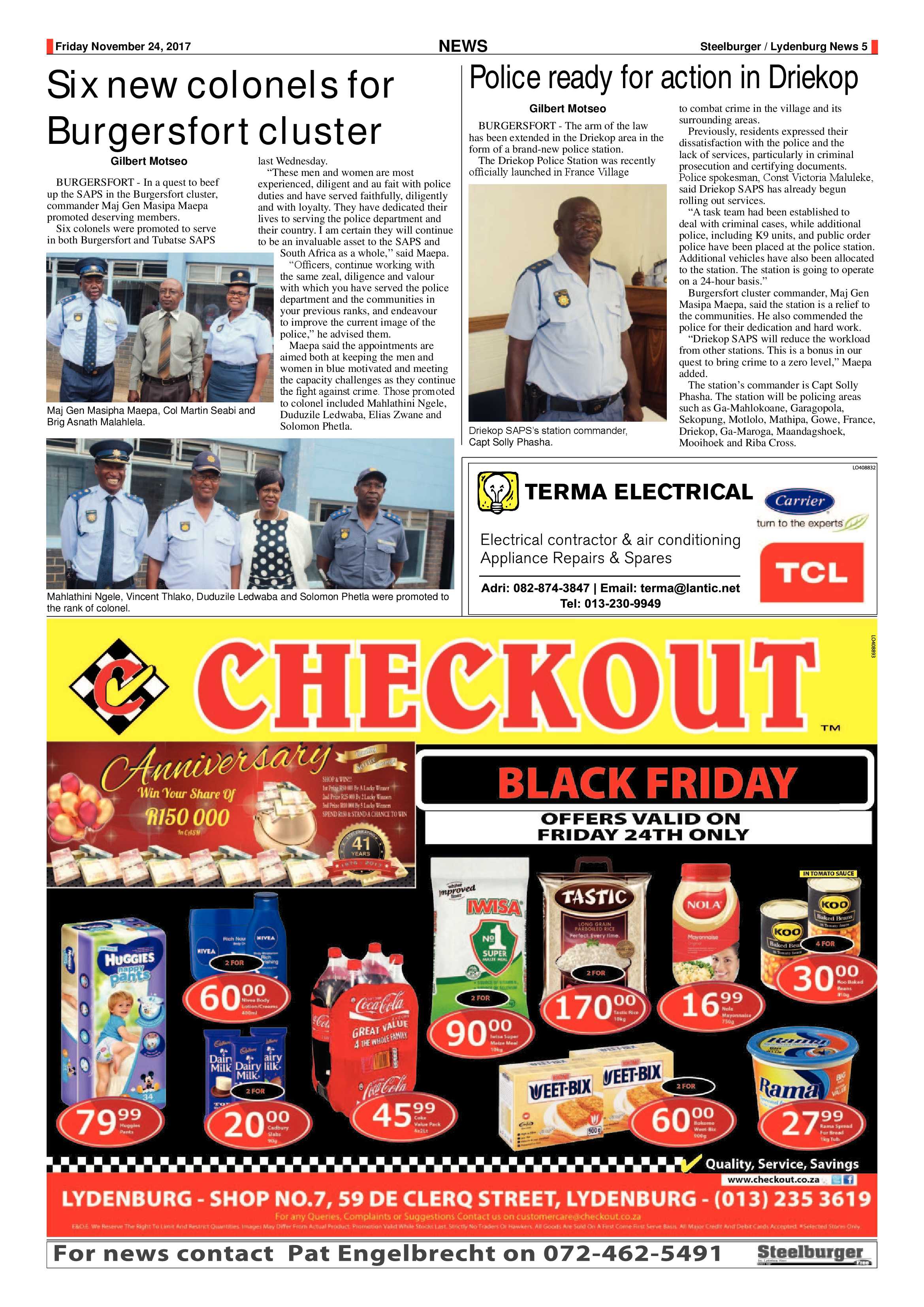 Steelburger News 24 November 2017 page 5