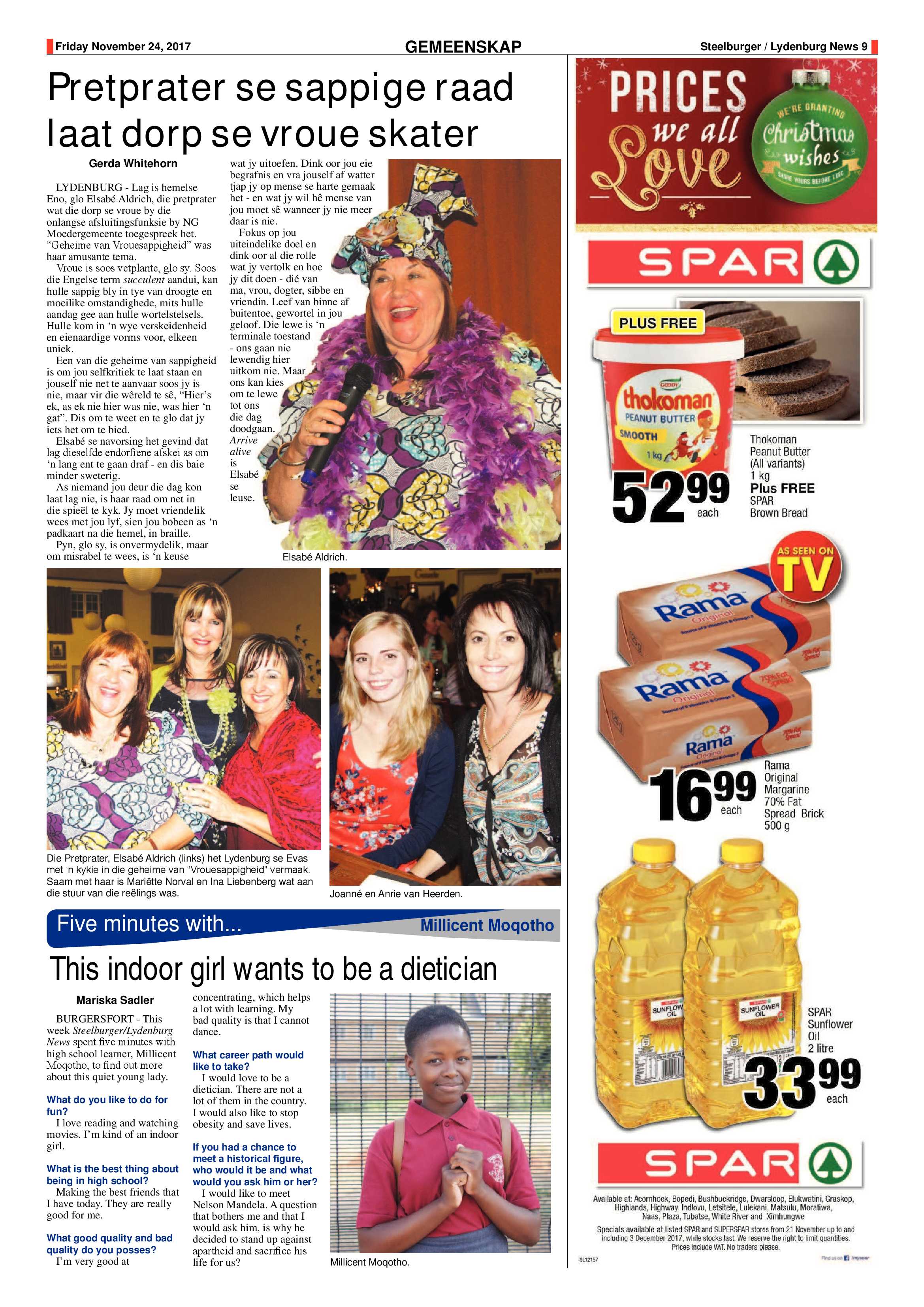 Steelburger News 24 November 2017 page 9