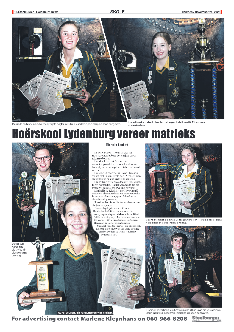 Steelburger News 24 November 2022 page 16