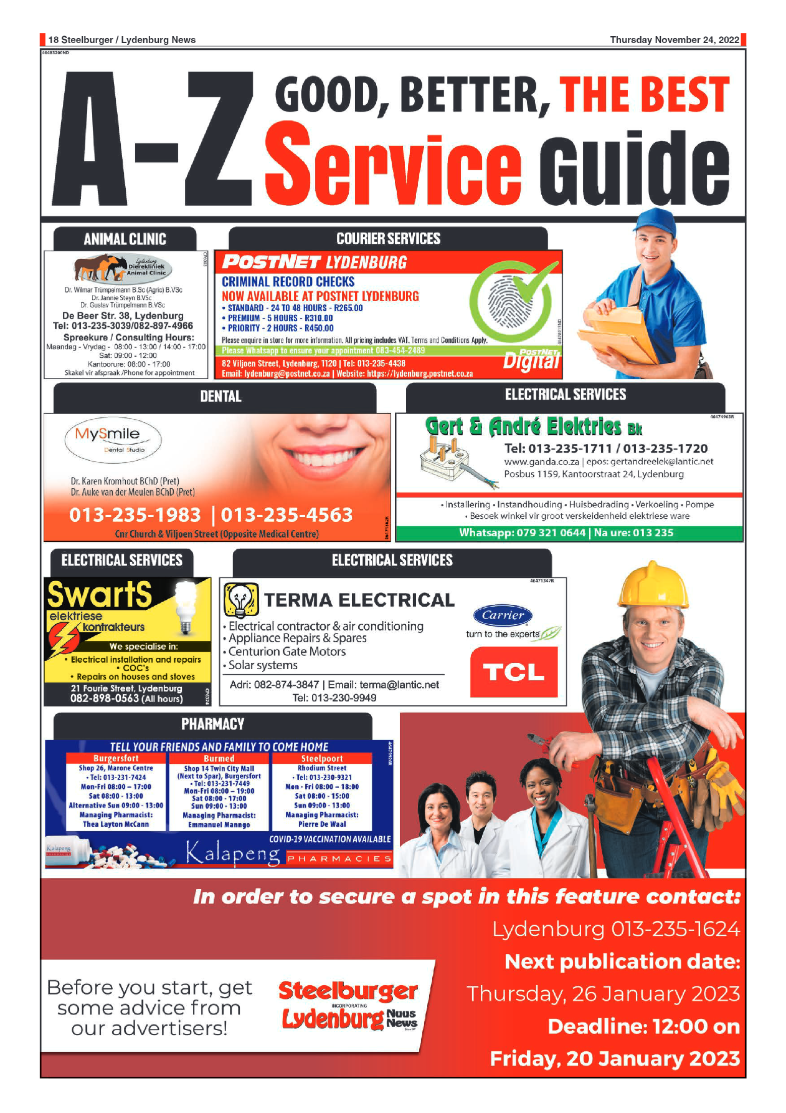 Steelburger News 24 November 2022 page 18