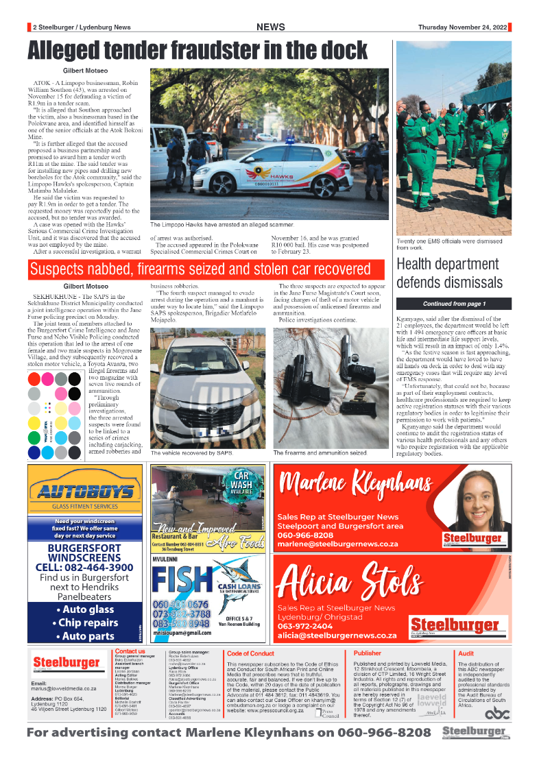 Steelburger News 24 November 2022 page 2