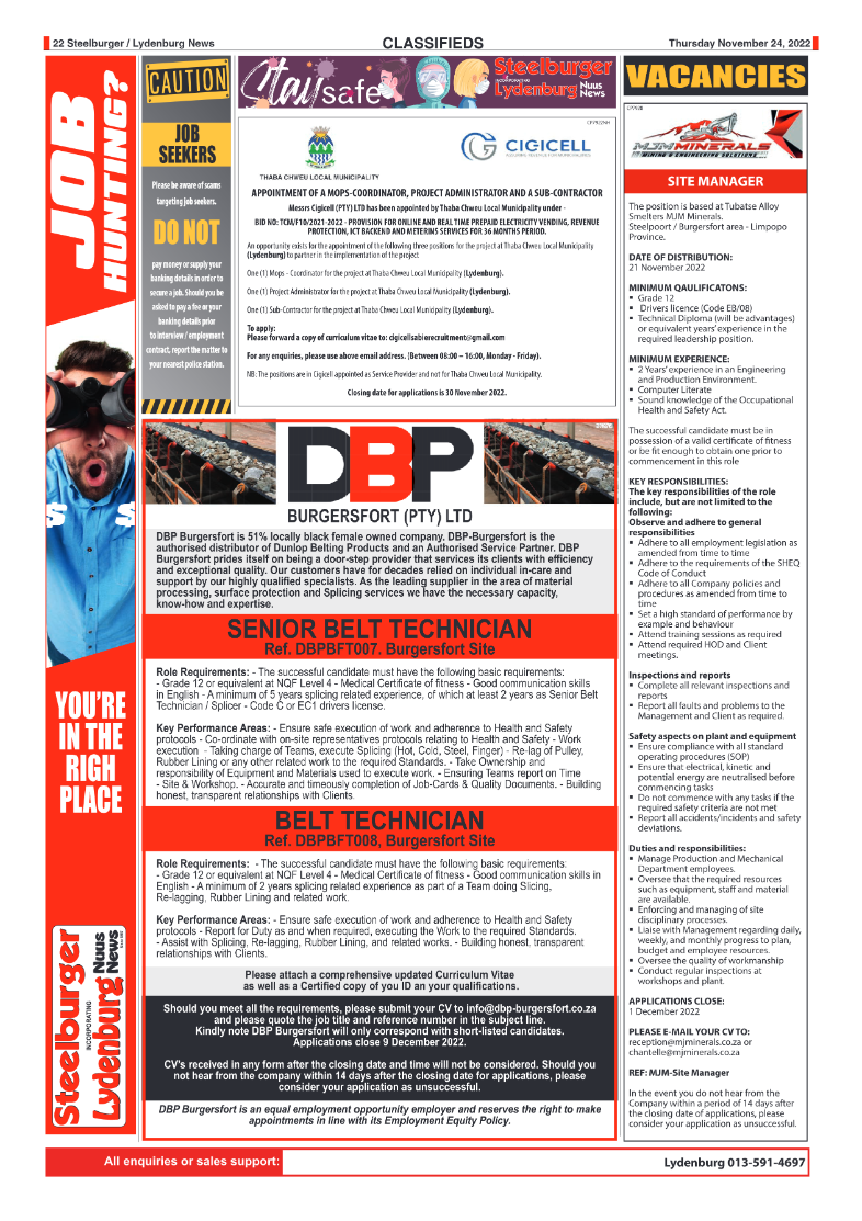 Steelburger News 24 November 2022 page 22