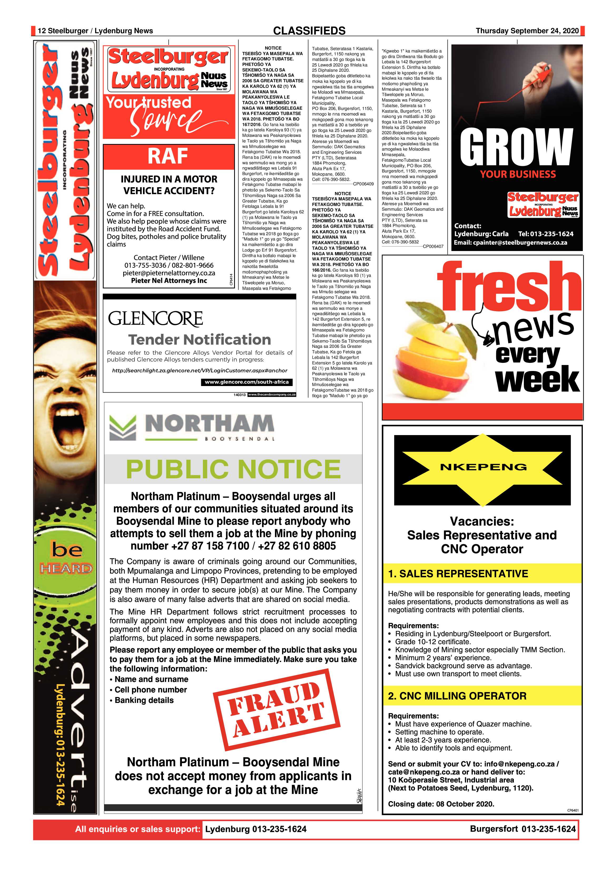Steelburger News 24 September 2020 page 12