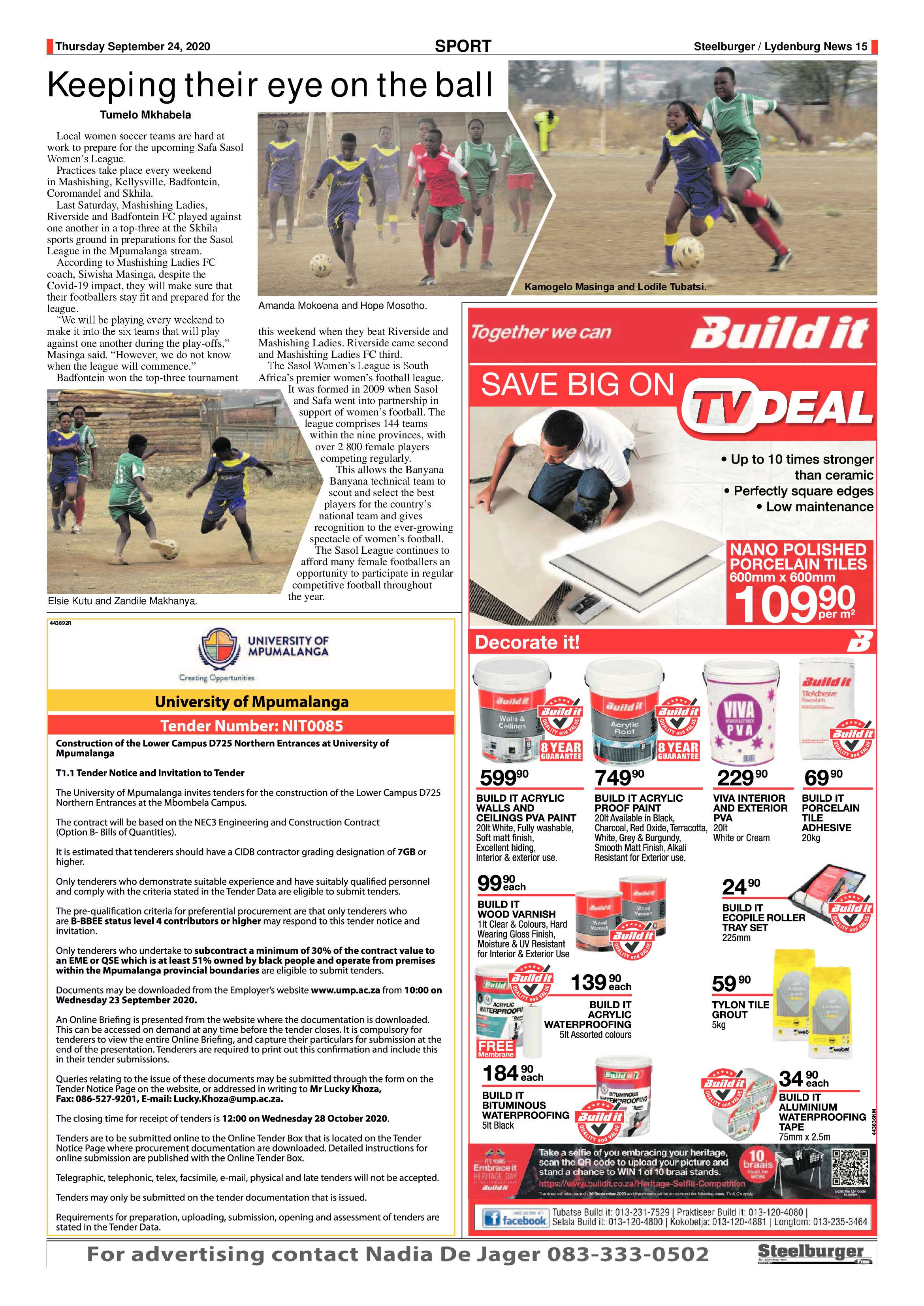 Steelburger News 24 September 2020 page 15