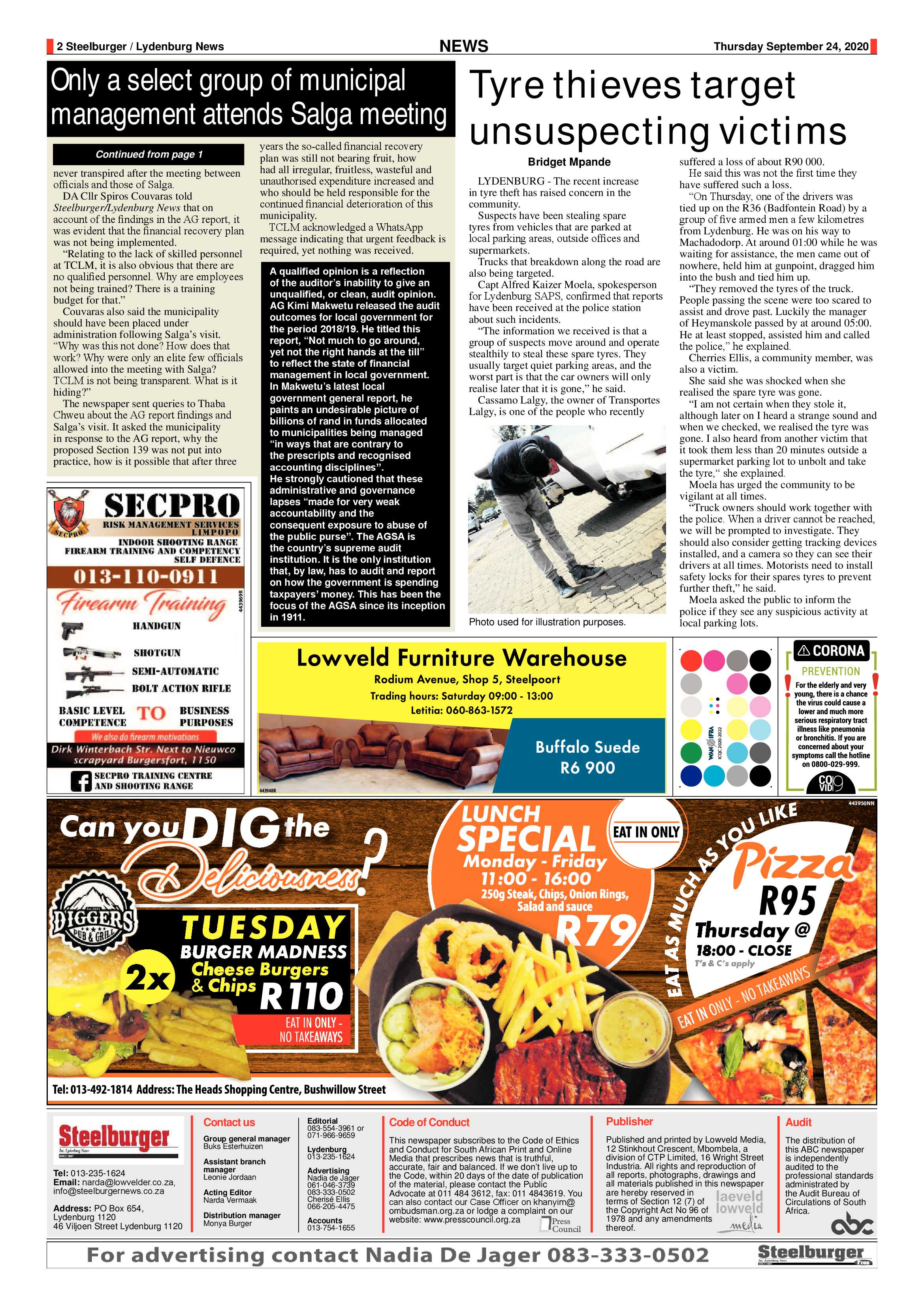 Steelburger News 24 September 2020 page 2