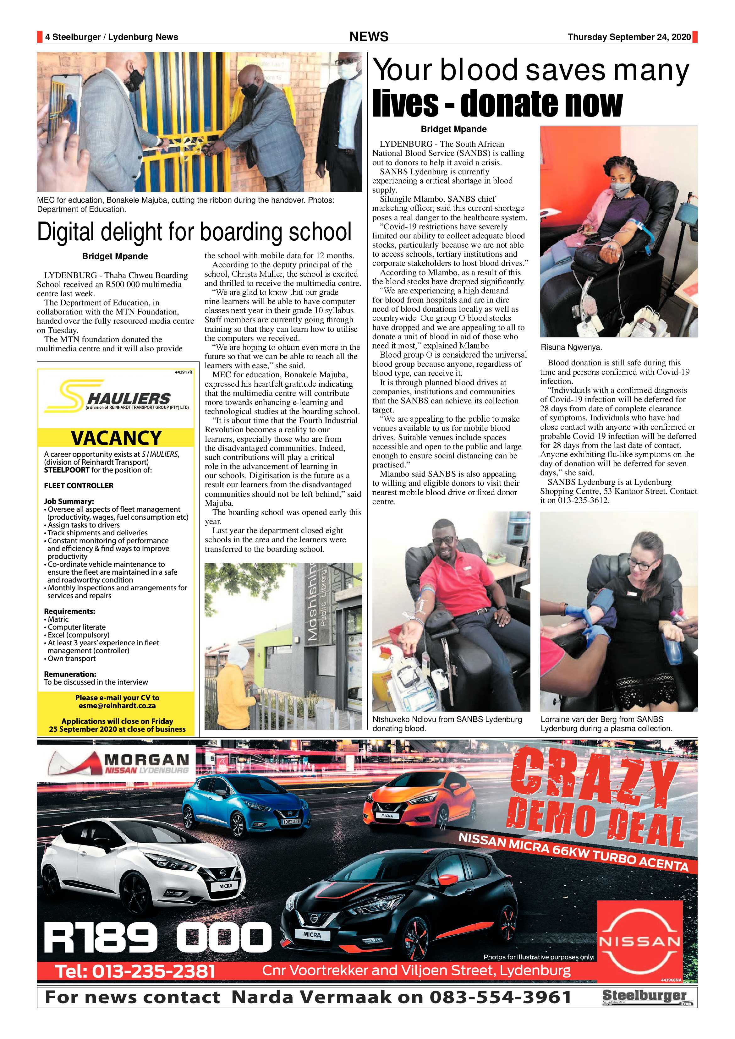 Steelburger News 24 September 2020 page 4
