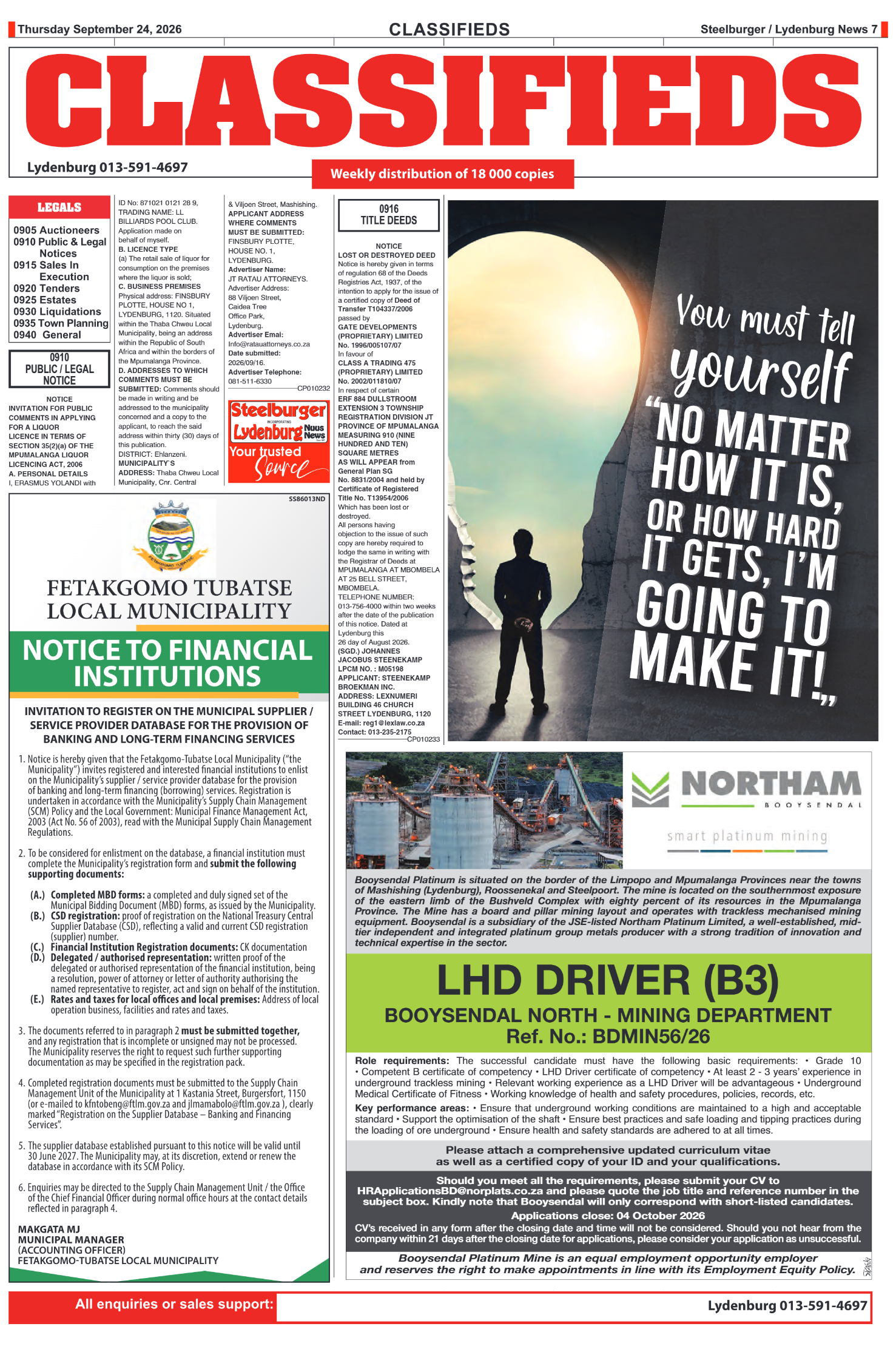 Steelburger News 24 September 2026 page 7