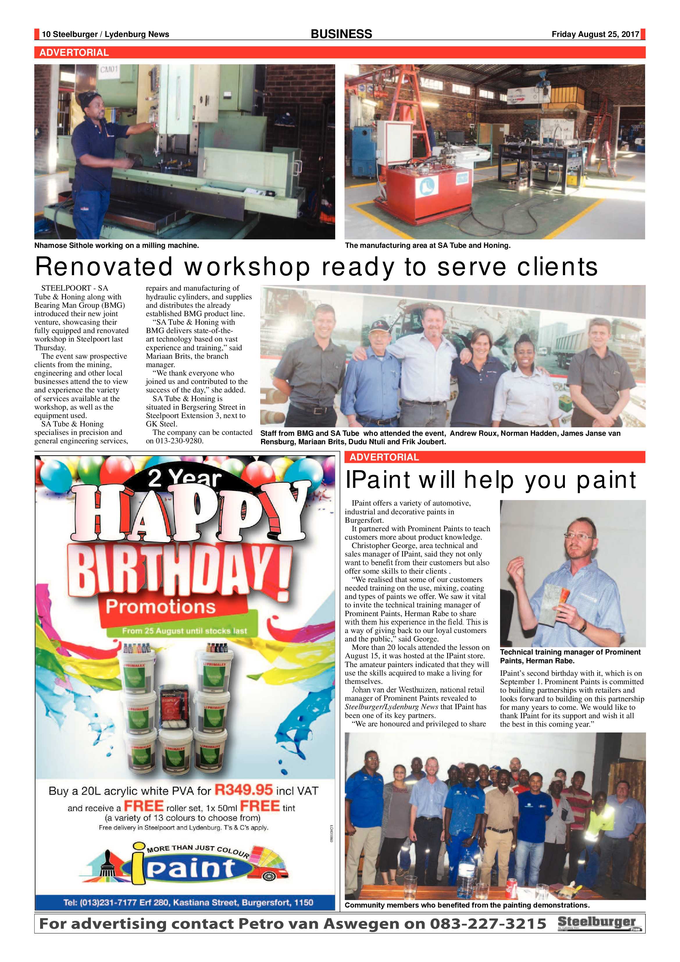 Steelburger News 25 August 2017 page 10